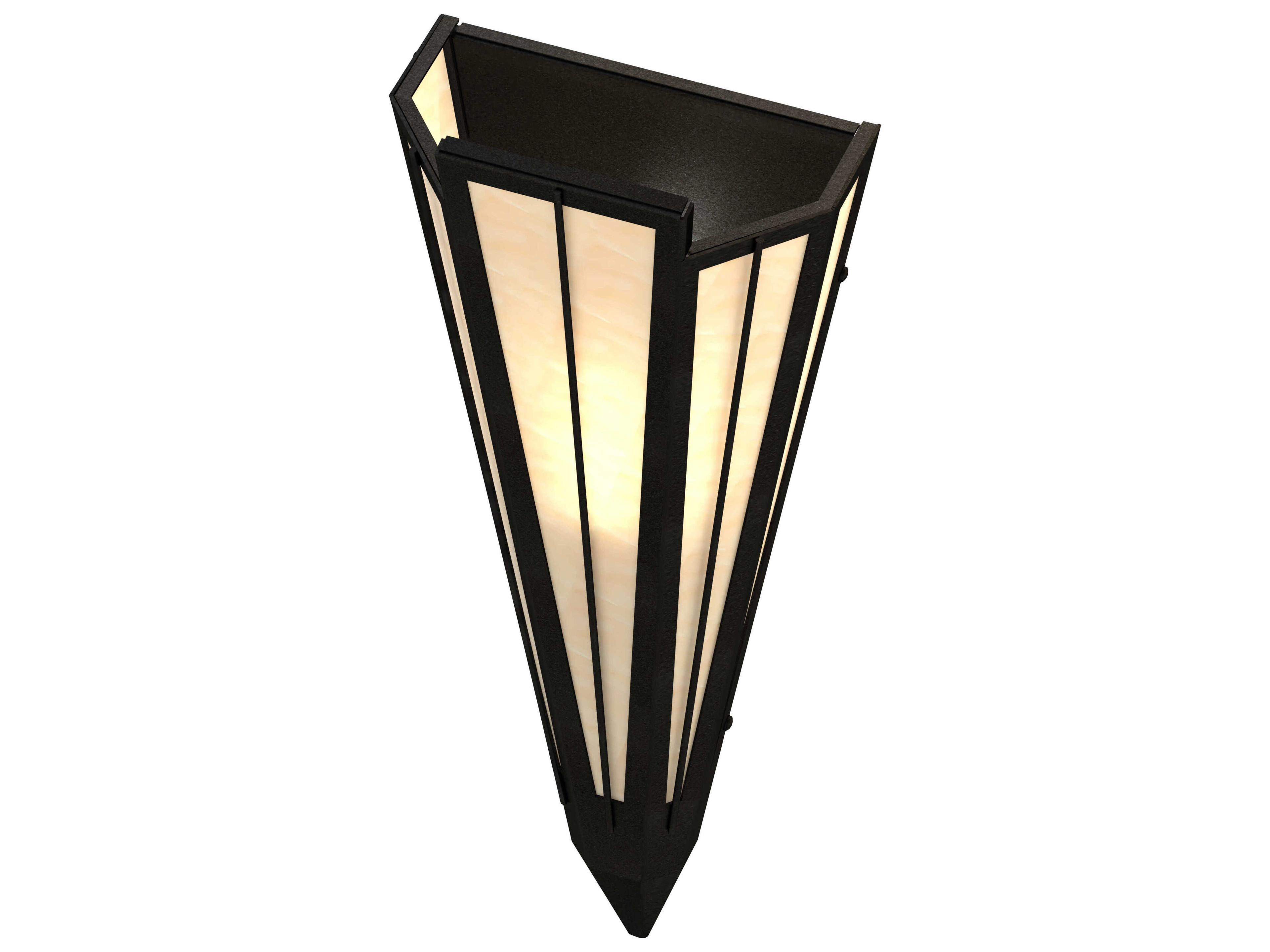 Meyda Brum 1-Light Textured Black Wall Sconce