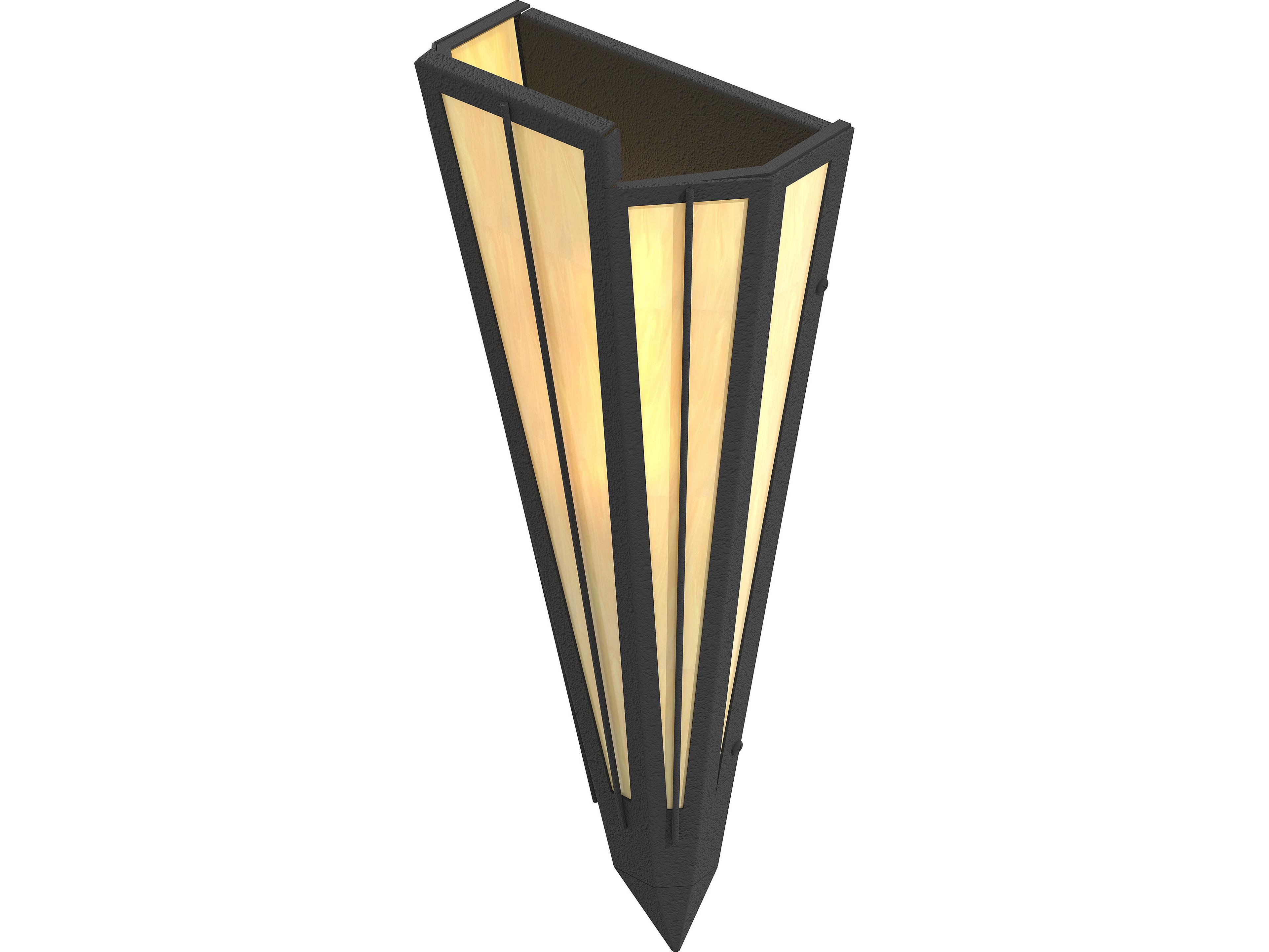 Meyda Brum 1-Light Botticino Idalight Yellow Wall Sconce
