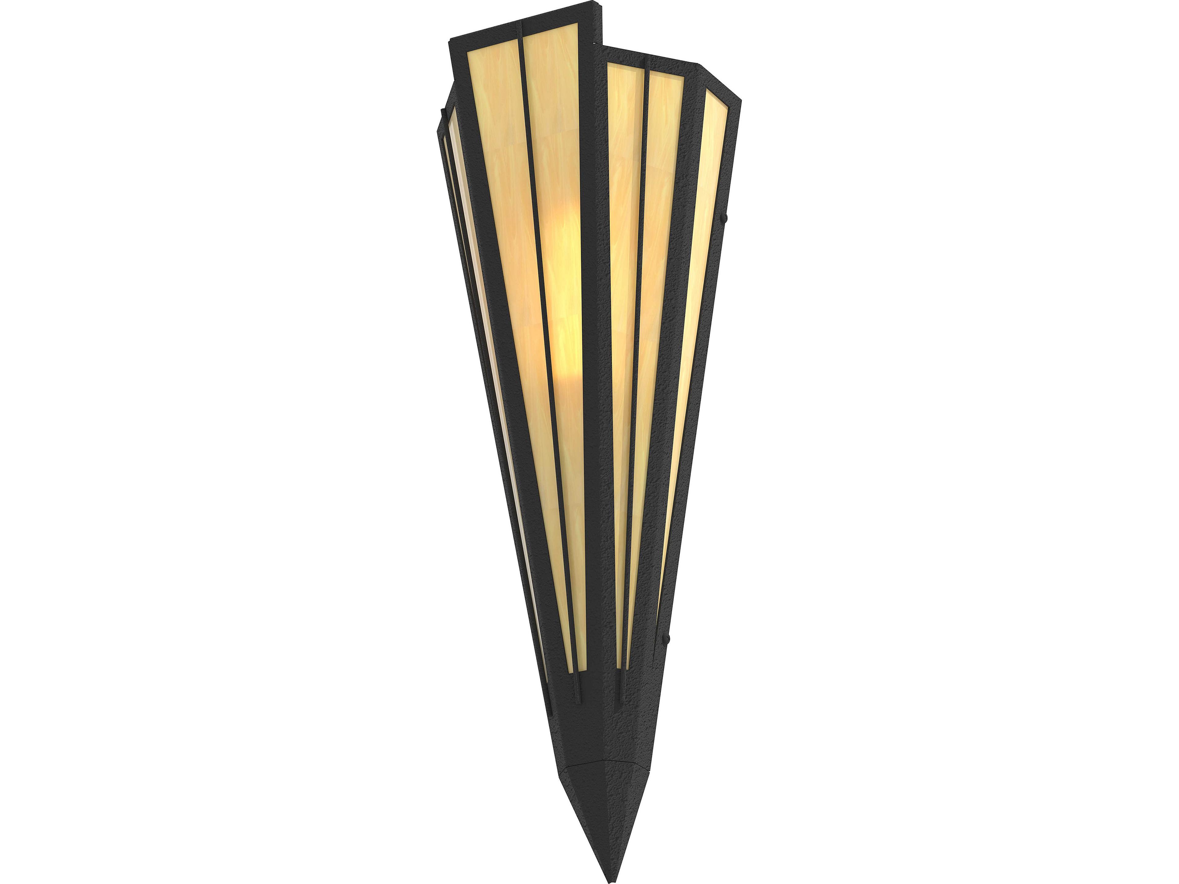 Meyda Brum 1-Light Botticino Idalight Yellow Wall Sconce