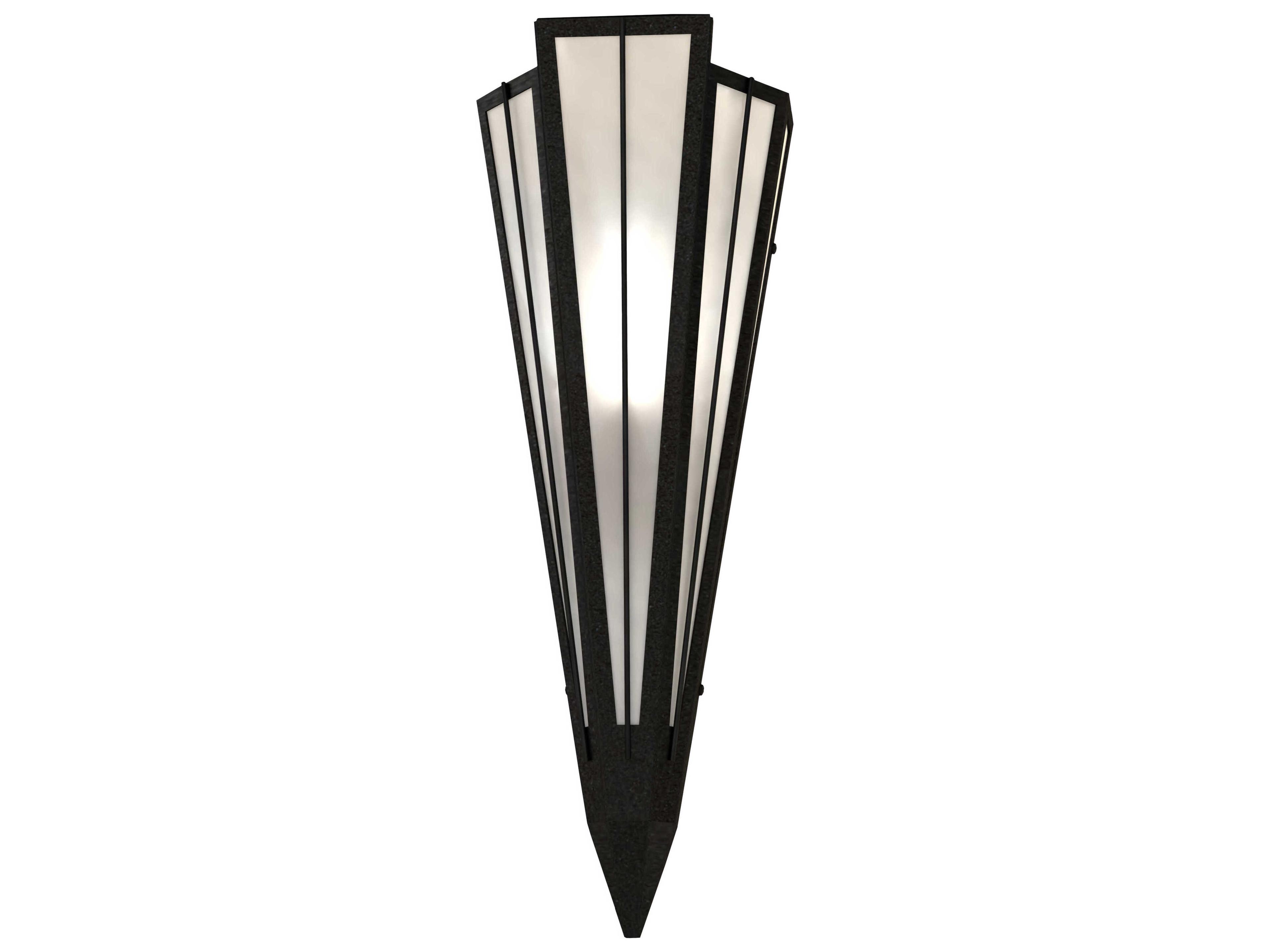 Meyda Brum 1-Light Textured Black Wall Sconce