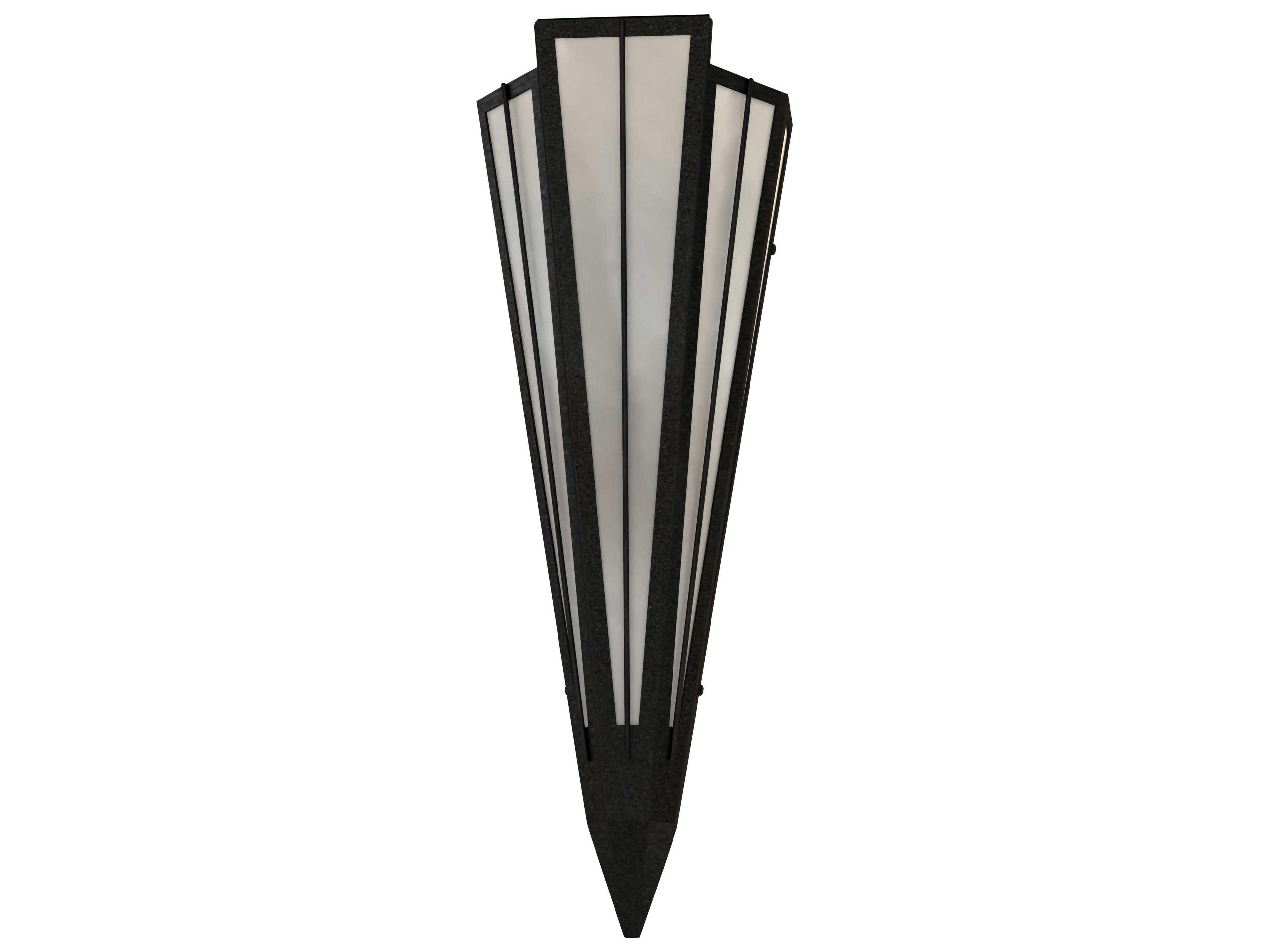 Meyda Brum 1-Light Textured Black Wall Sconce