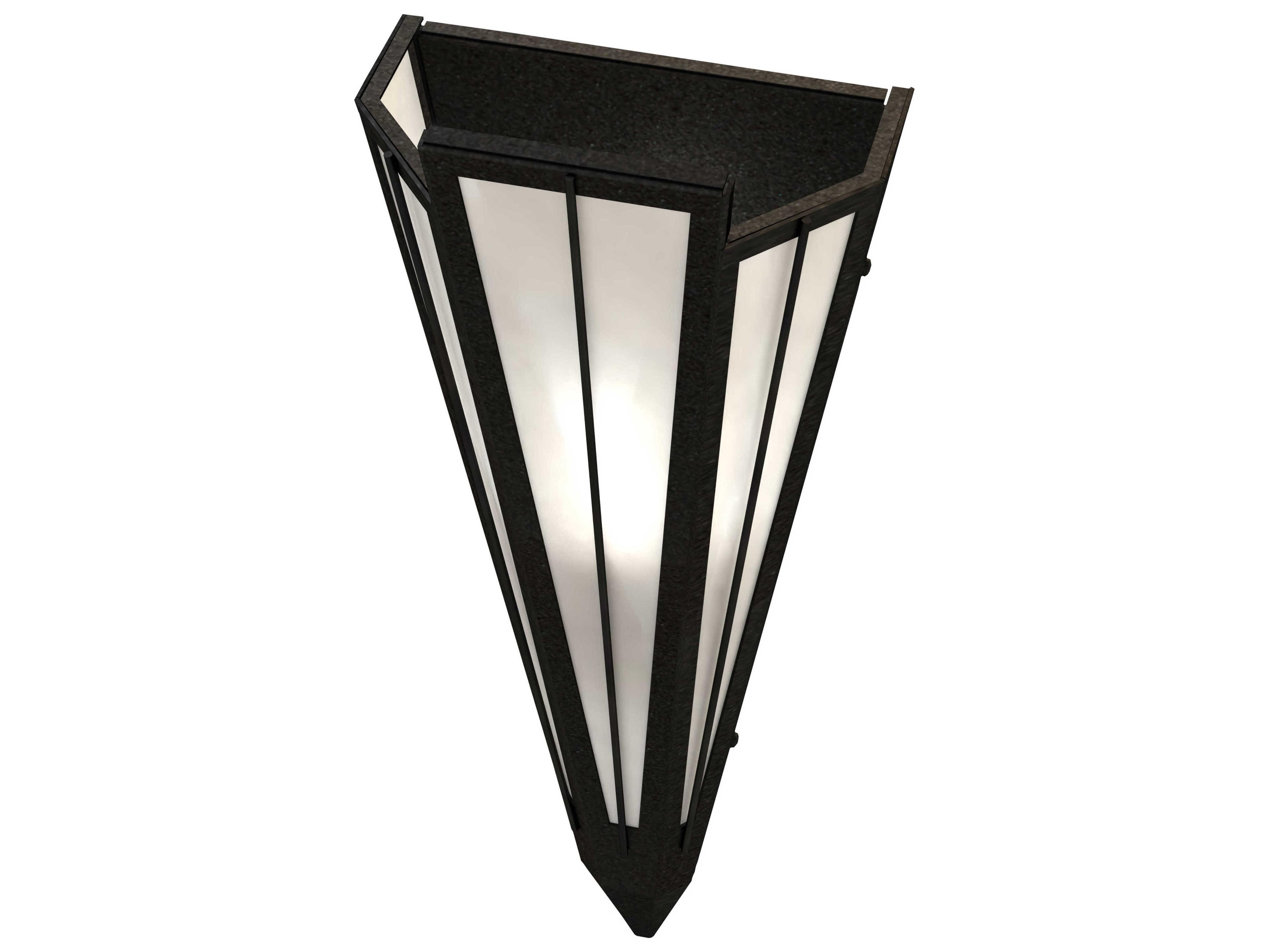 Meyda Brum 1-Light Textured Black Wall Sconce