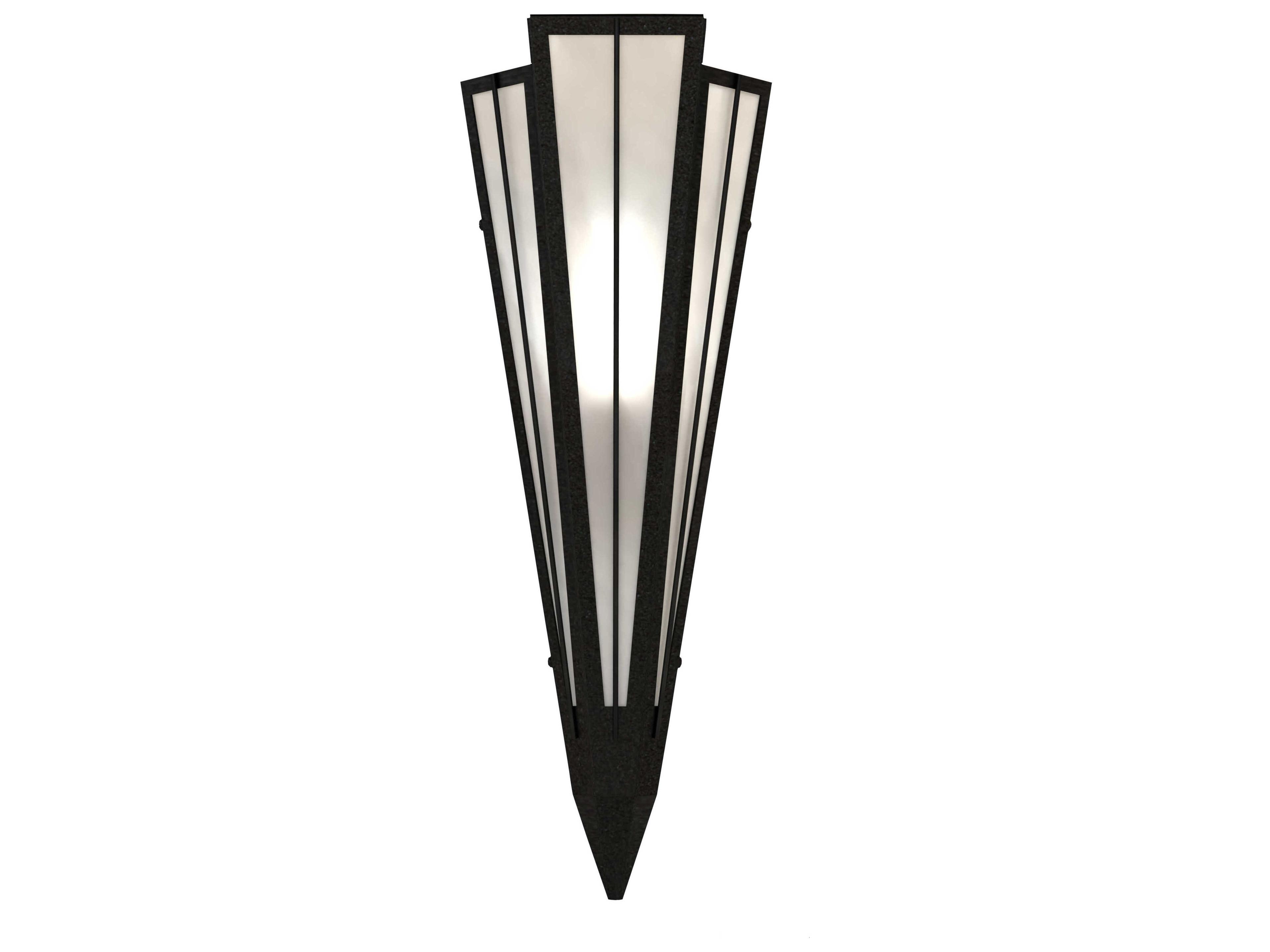 Meyda Brum 1-Light Textured Black Wall Sconce