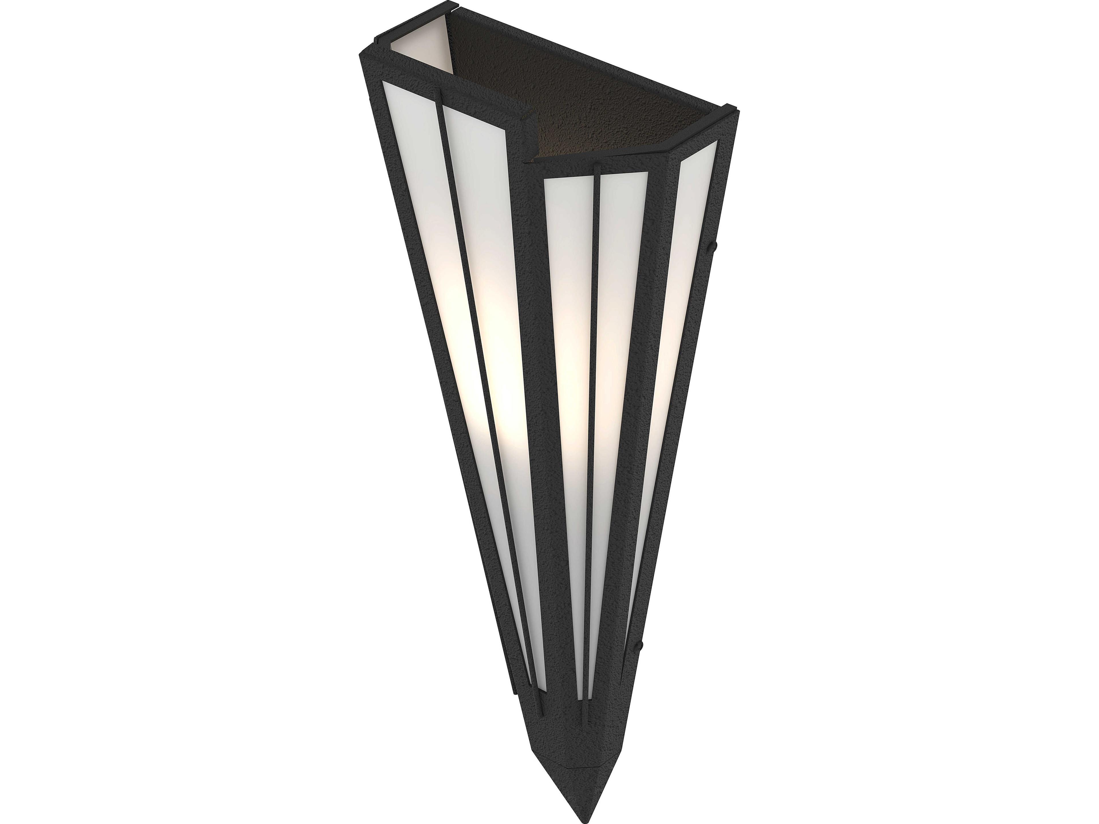 Meyda Brum 1-Light Contrail Mist Idalight Gray Wall Sconce
