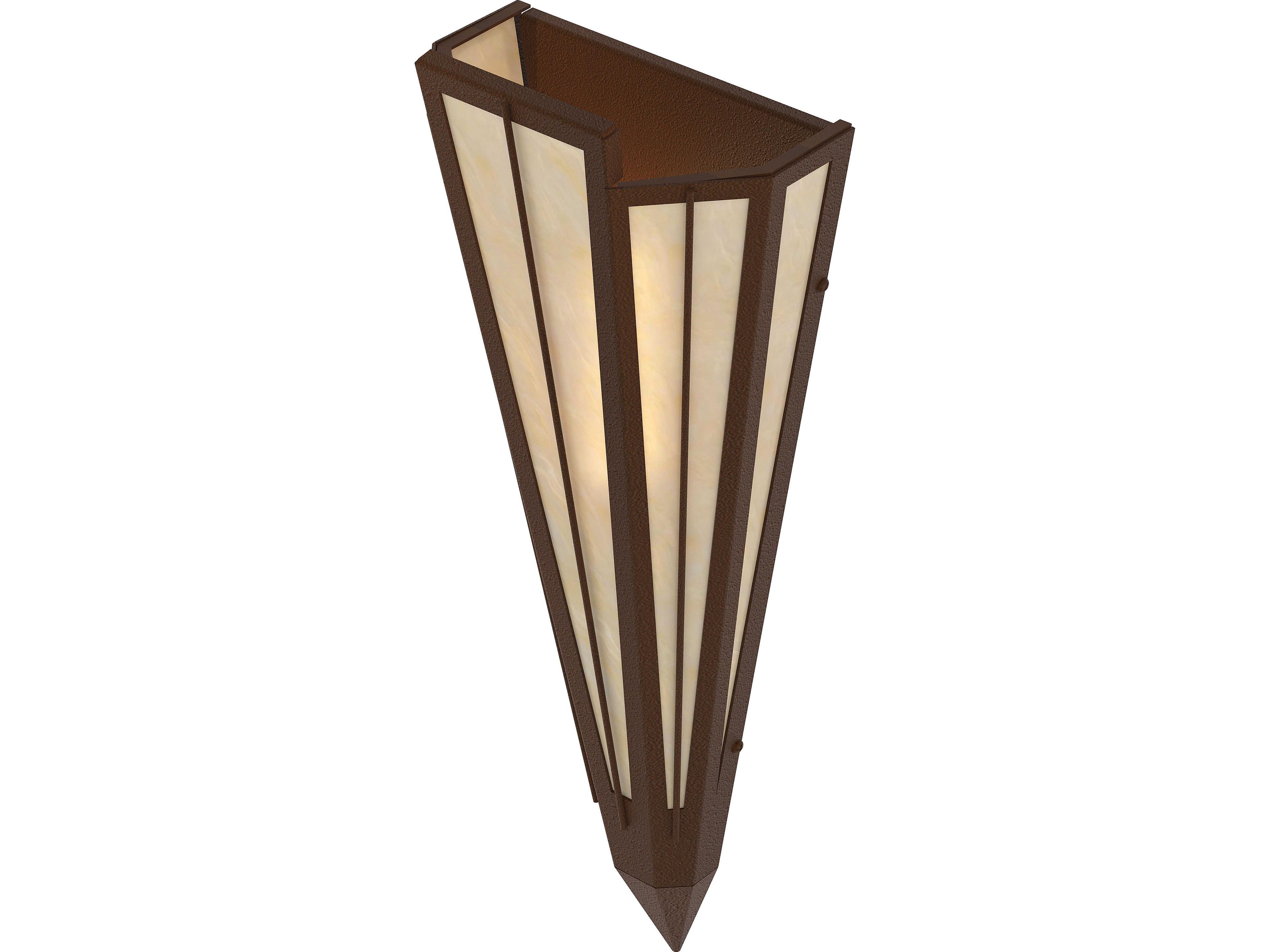 Meyda Brum 1-Light Sahara Taupe Idalight Off White Wall Sconce