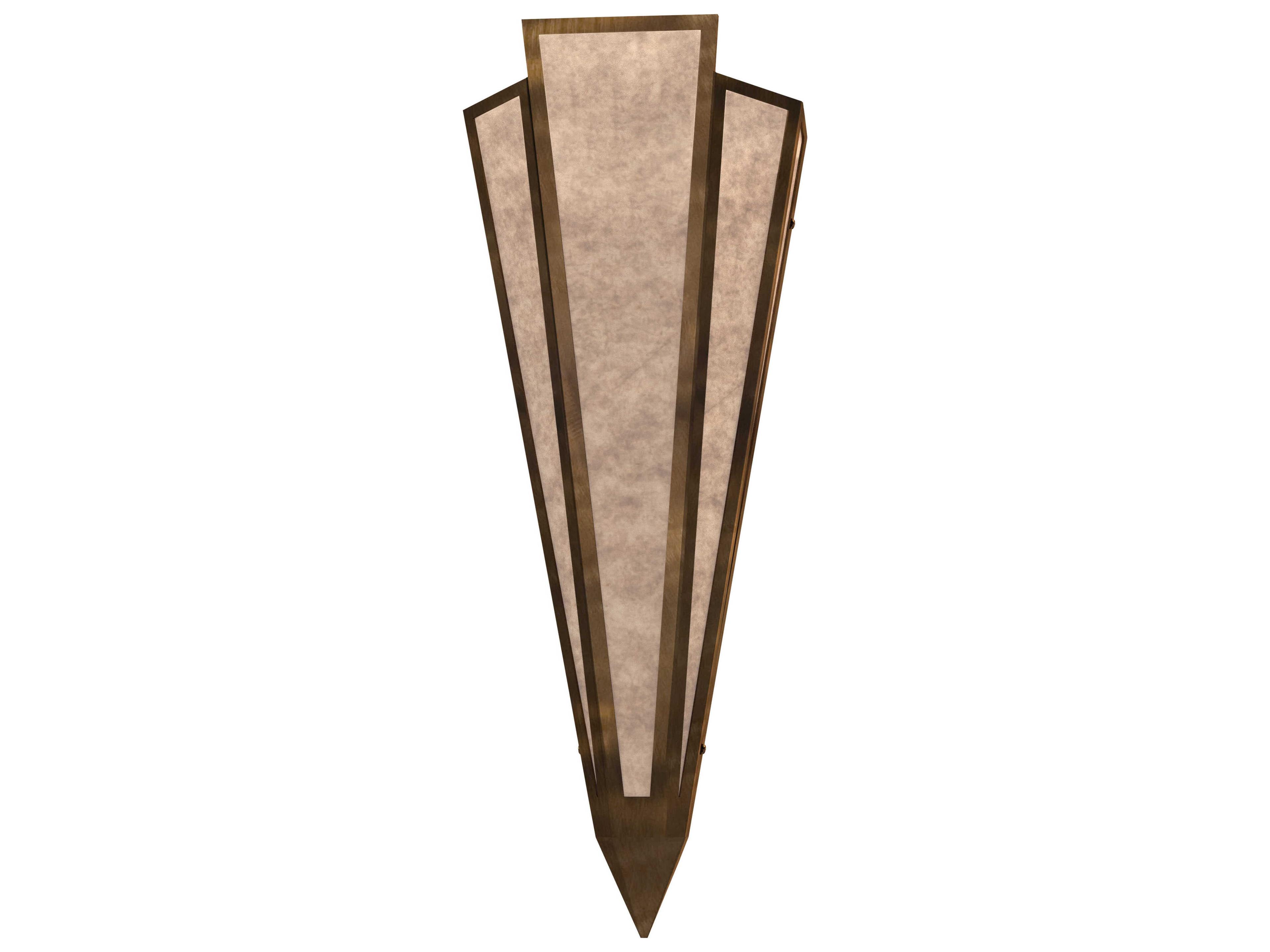 Meyda Brum 2-Light Antique Copper Black Wall Sconce