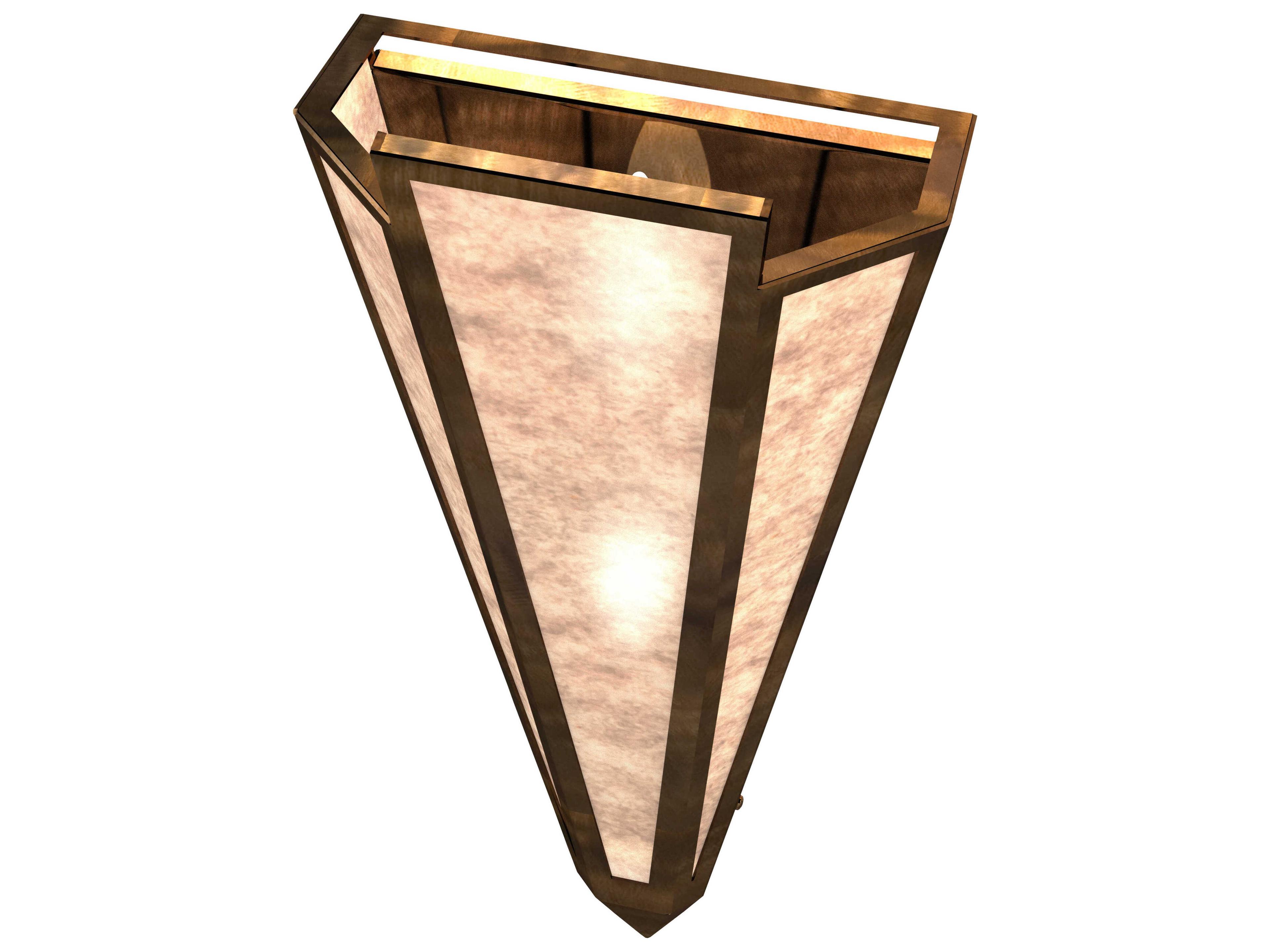 Meyda Brum 2-Light Antique Copper Black Wall Sconce