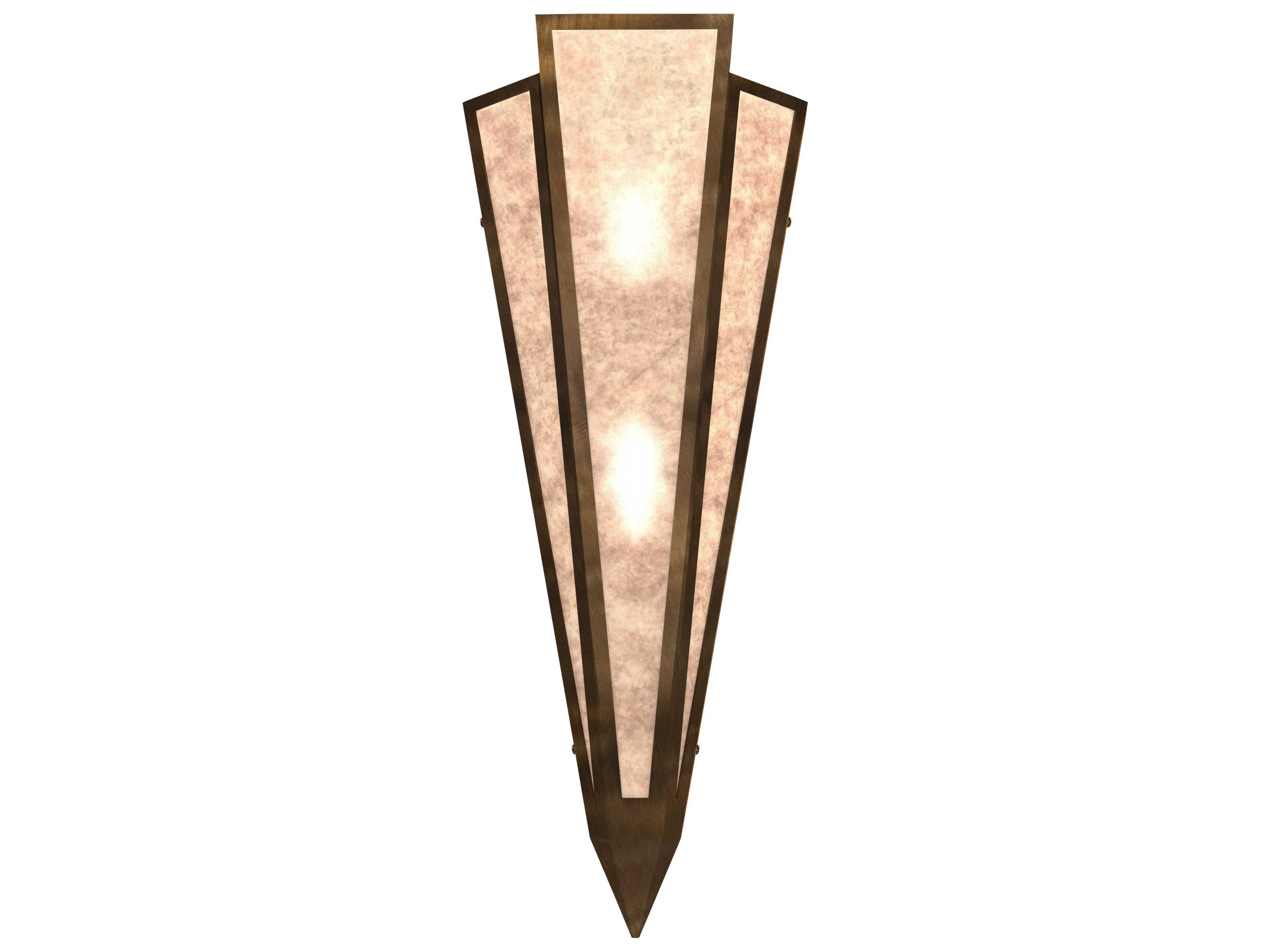 Meyda Brum 2-Light Antique Copper Black Wall Sconce