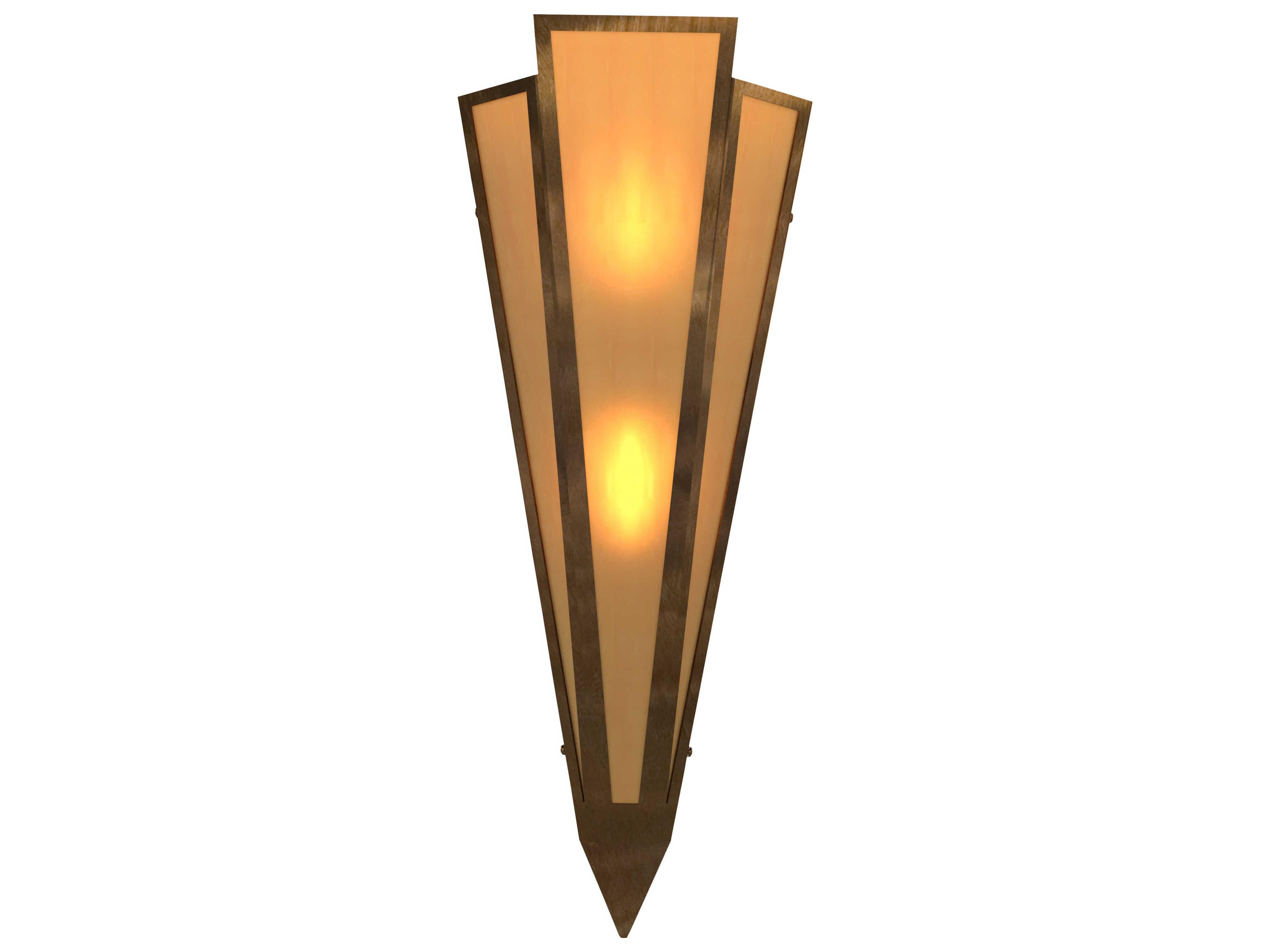 Meyda Brum 2-Light Antique Copper Wall Sconce