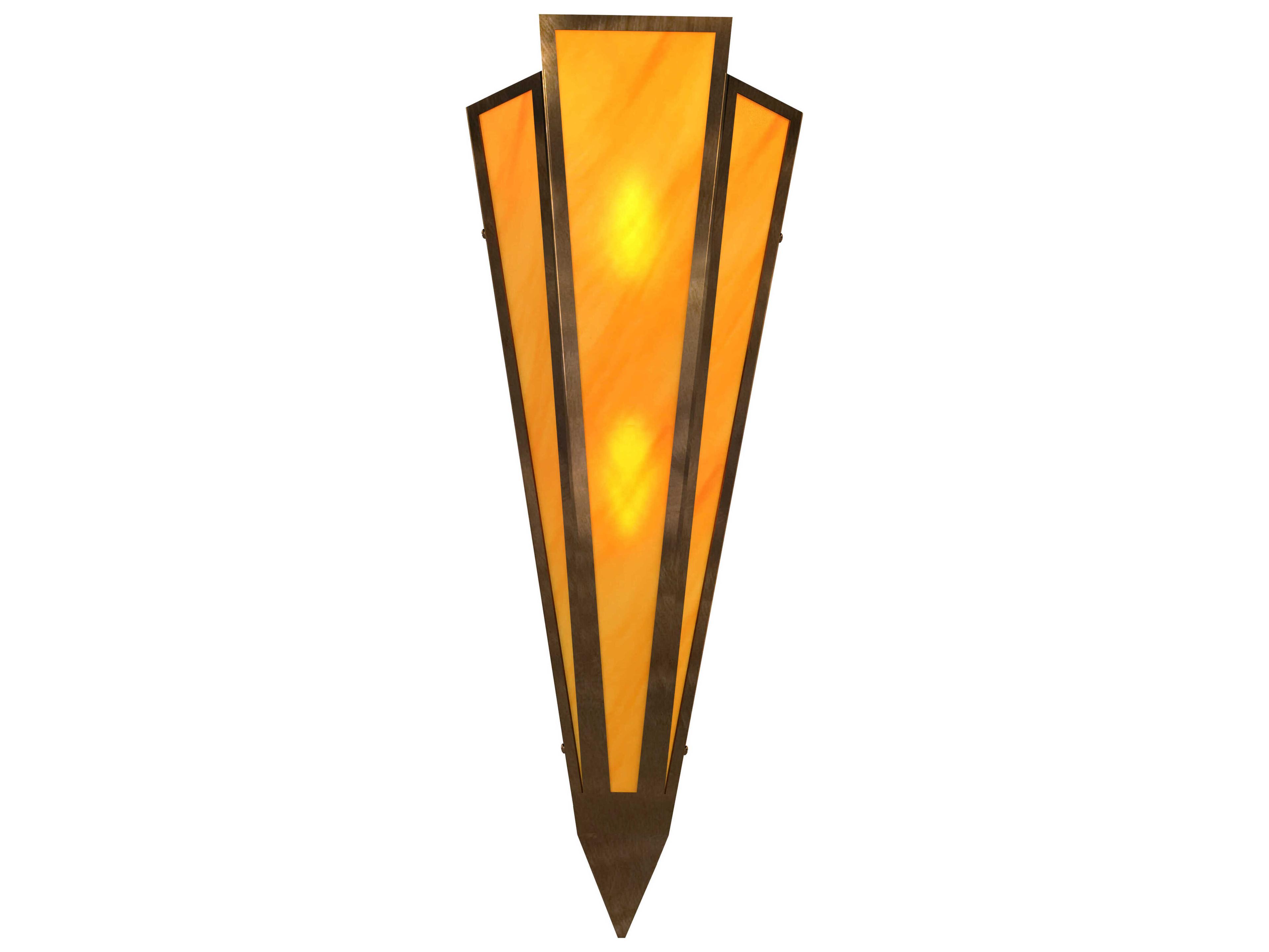 Meyda Brum 2-Light Antique Copper Wall Sconce