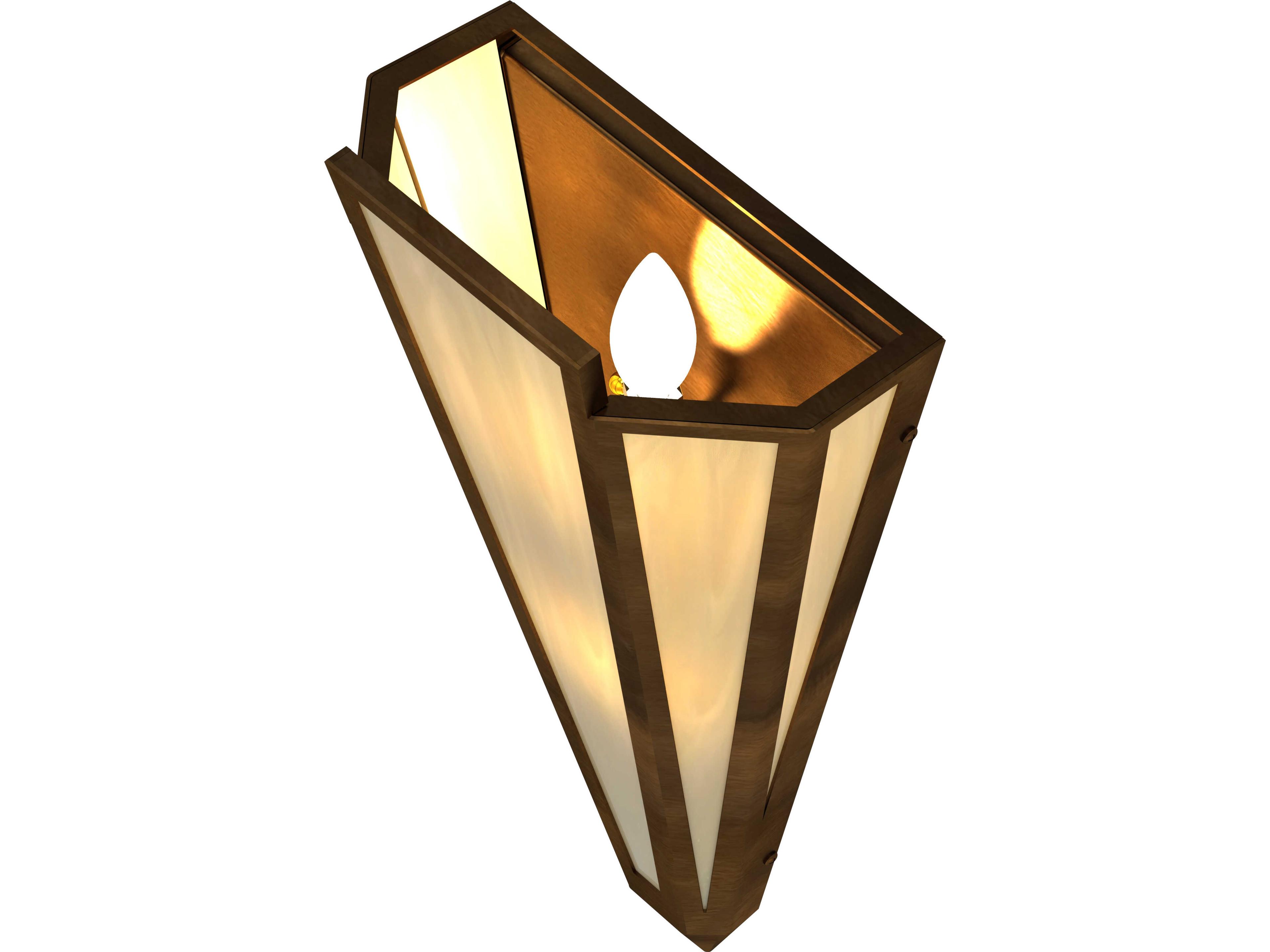 Meyda Brum 2-Light Botticino Idalight Yellow Wall Sconce