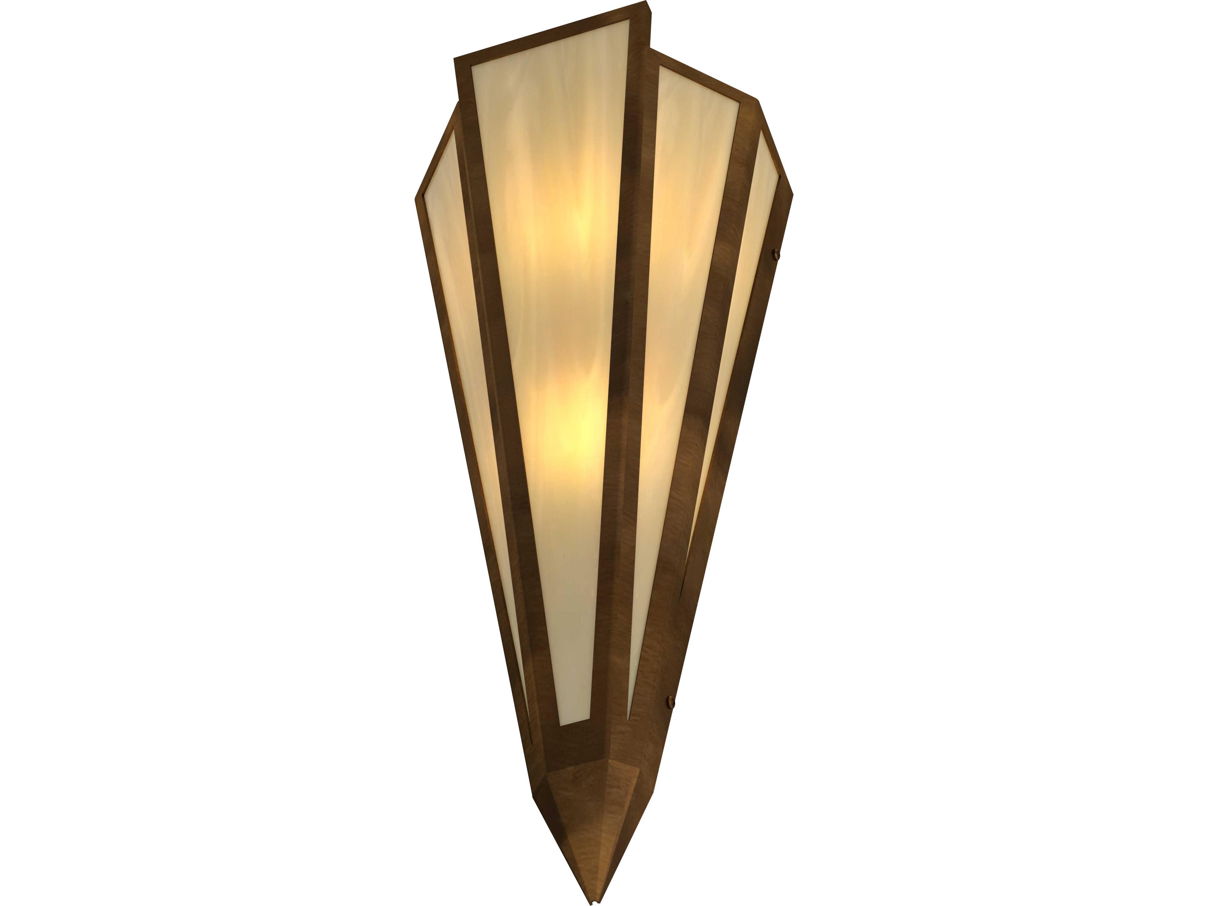 Meyda Brum 2-Light Botticino Idalight Yellow Wall Sconce