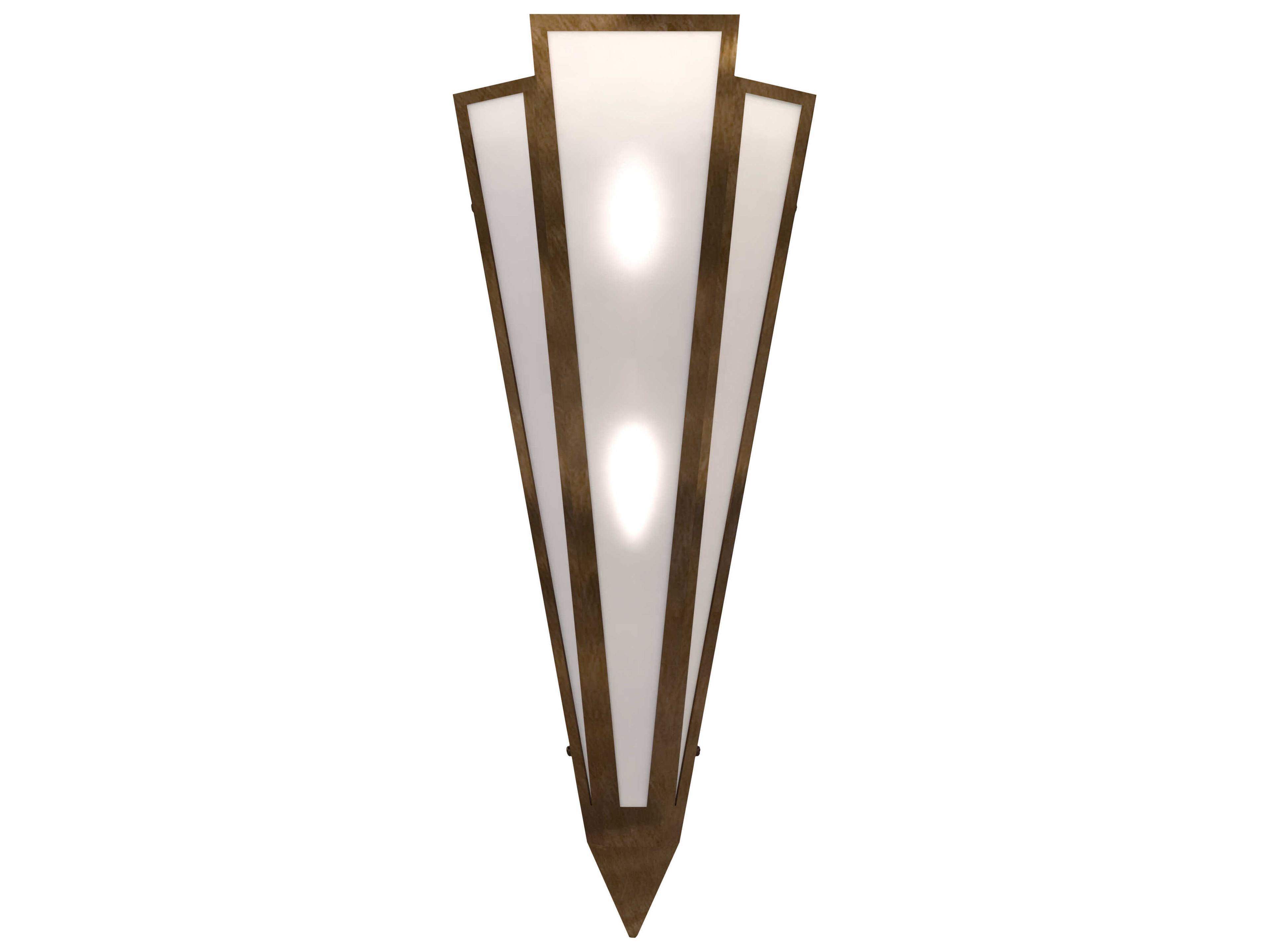 Meyda Brum 2-Light Antique Copper Wall Sconce