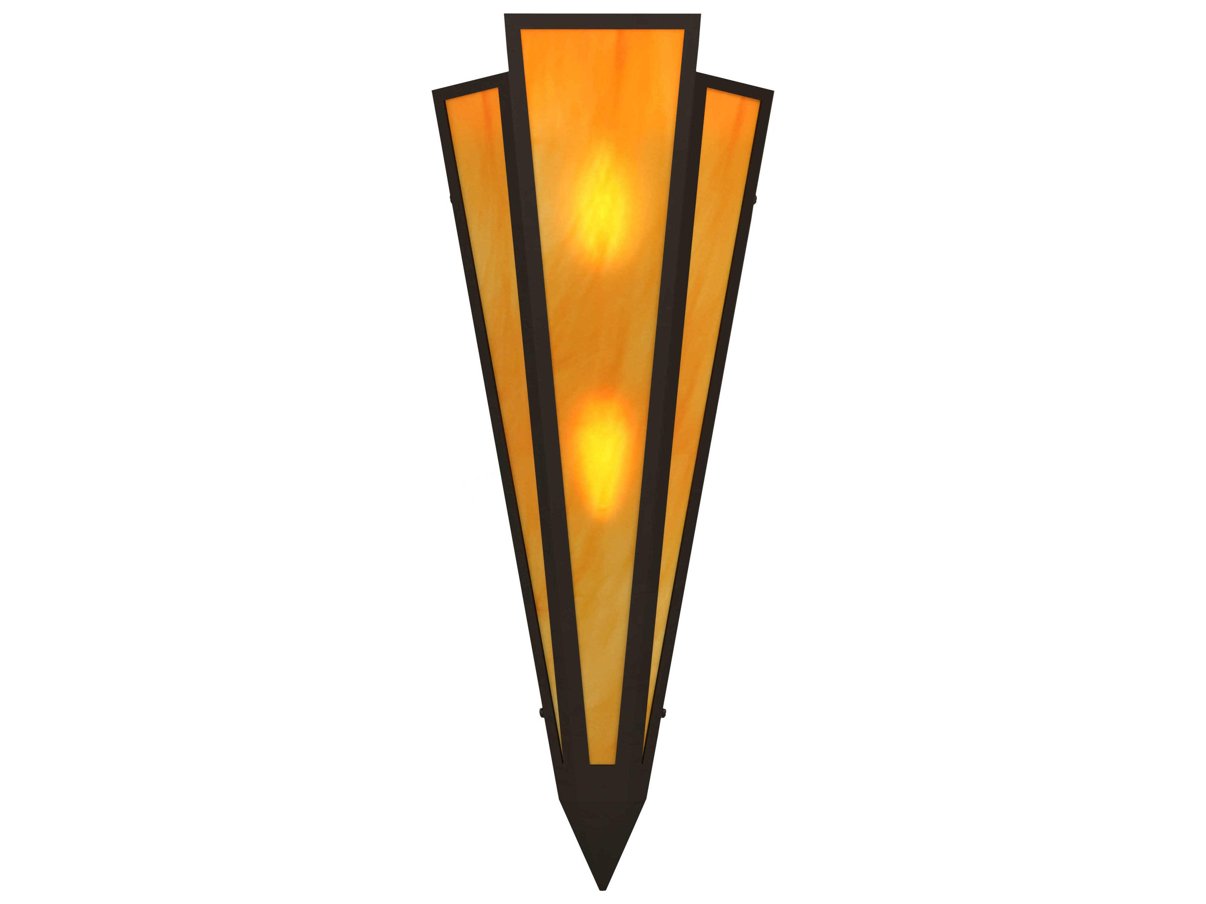 Meyda Brum 2-Light Oil Rubbed Bronze Wall Sconce