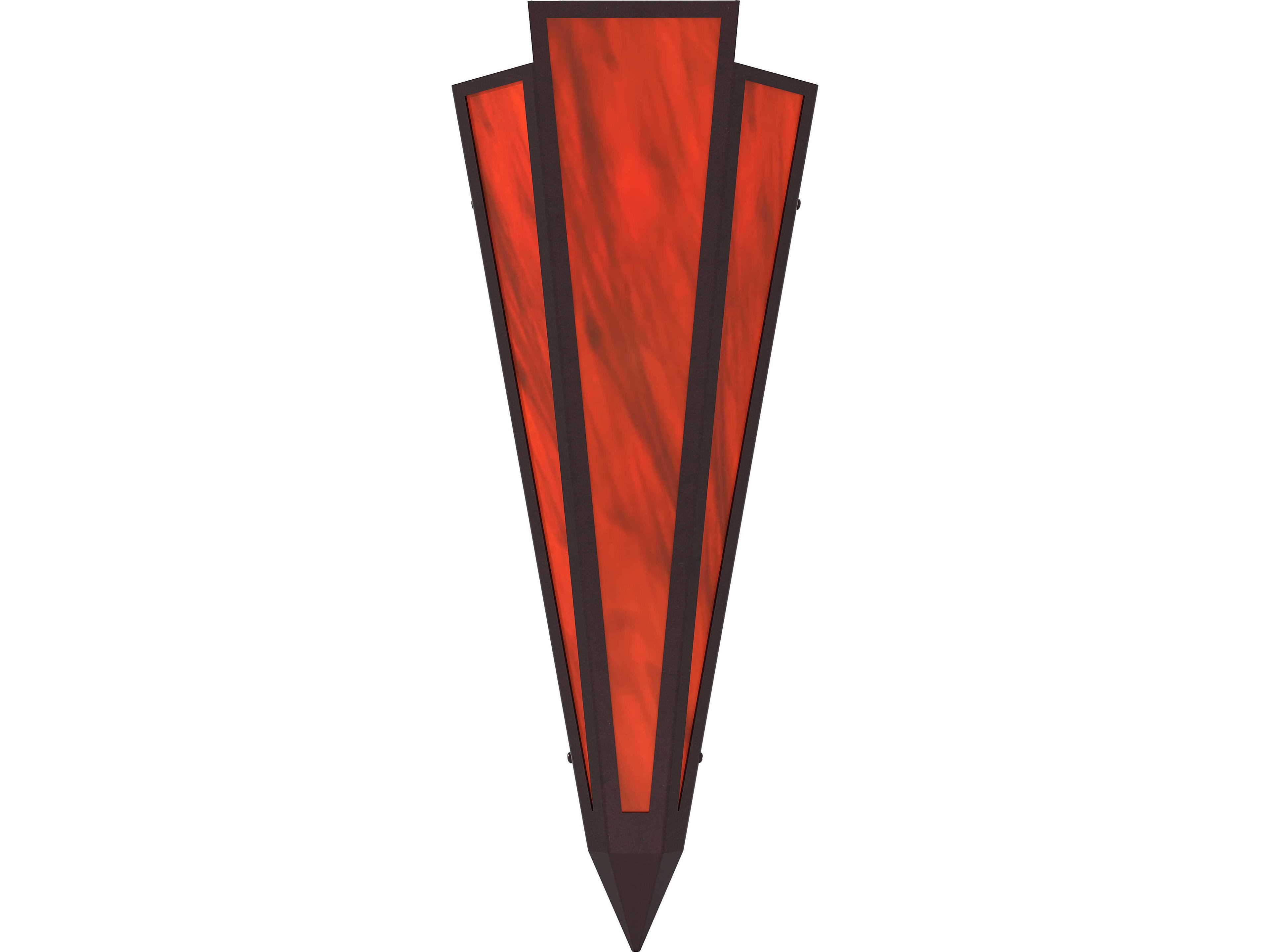 Meyda Brum 2-Light Maduro Idalight Red Wall Sconce