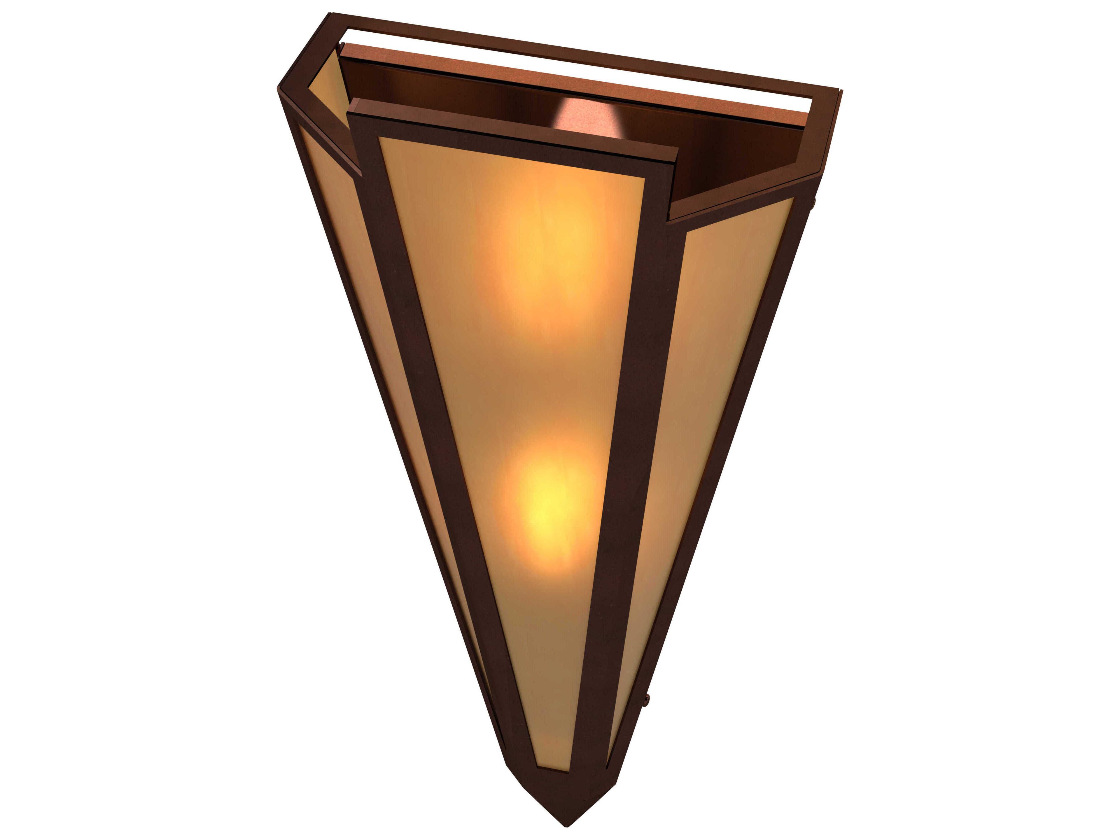 Meyda Brum 2-Light Mahogany Bronze Wall Sconce