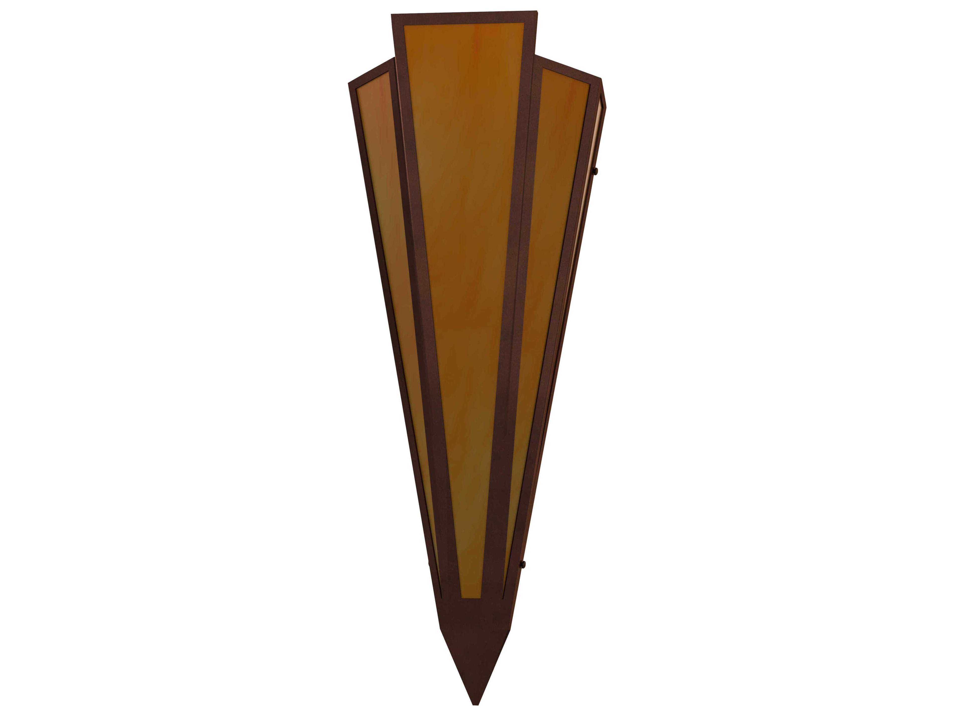 Meyda Brum 2-Light Mahogany Bronze Wall Sconce