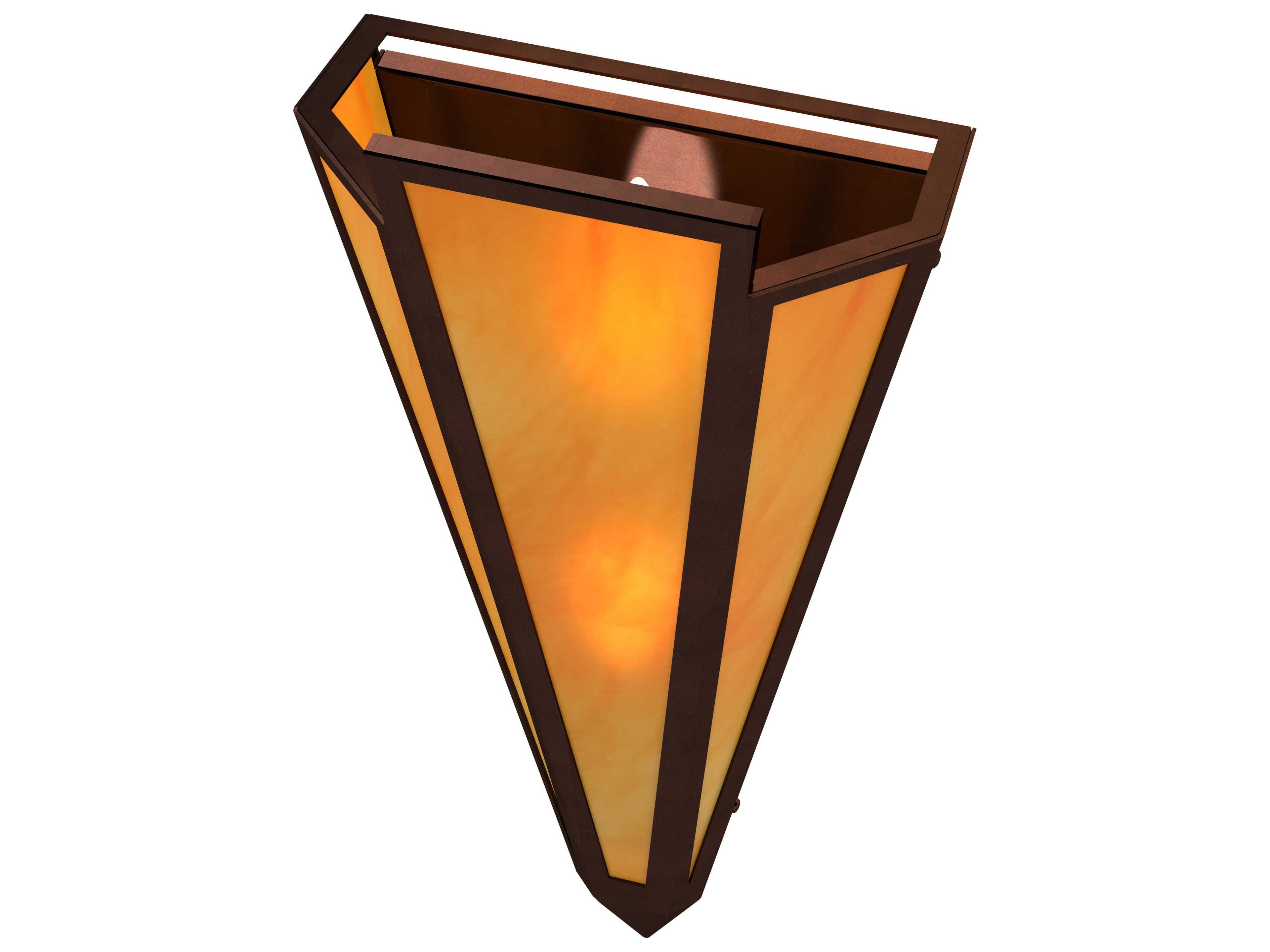 Meyda Brum 2-Light Mahogany Bronze Wall Sconce