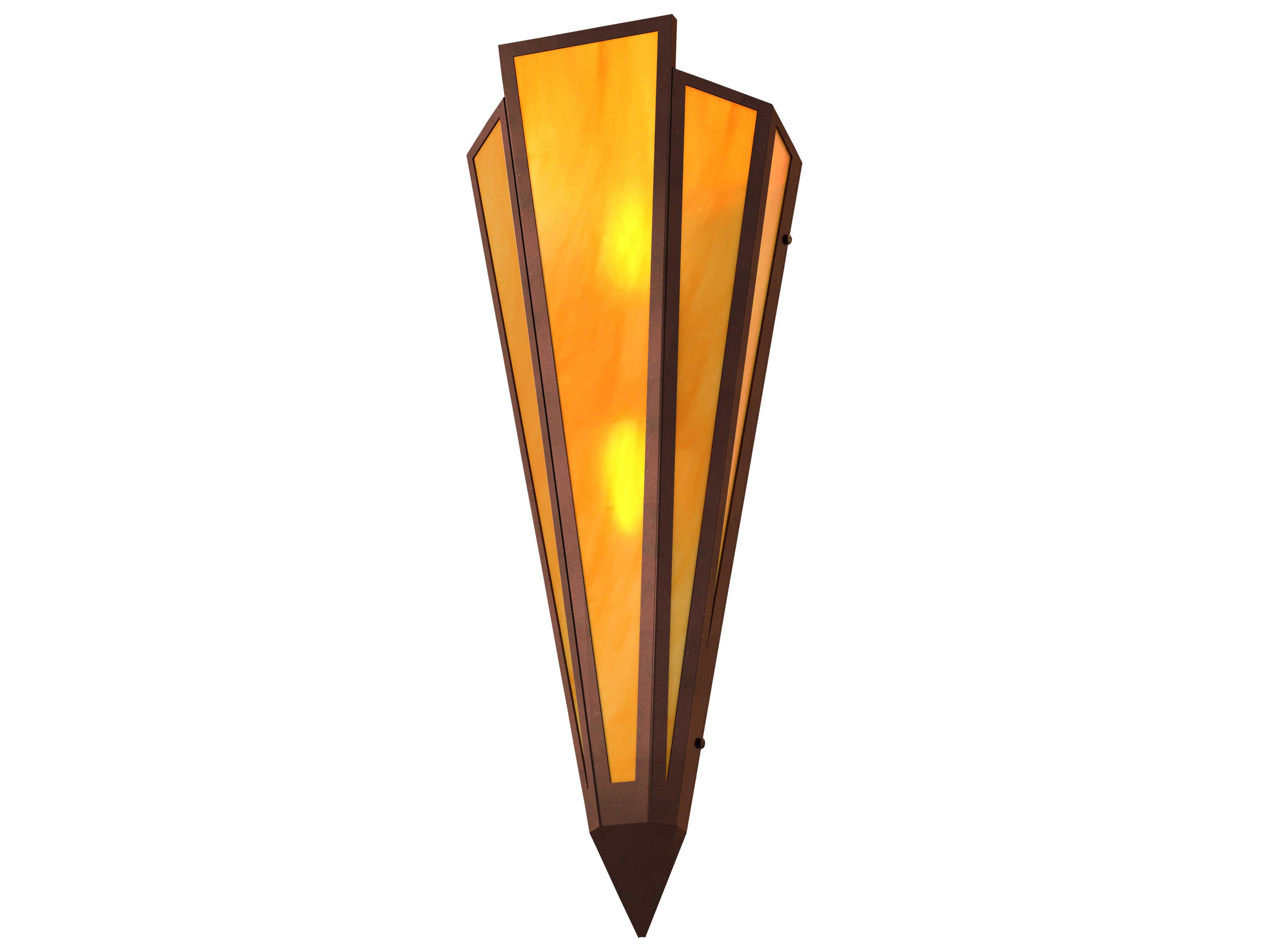 Meyda Brum 2-Light Mahogany Bronze Wall Sconce