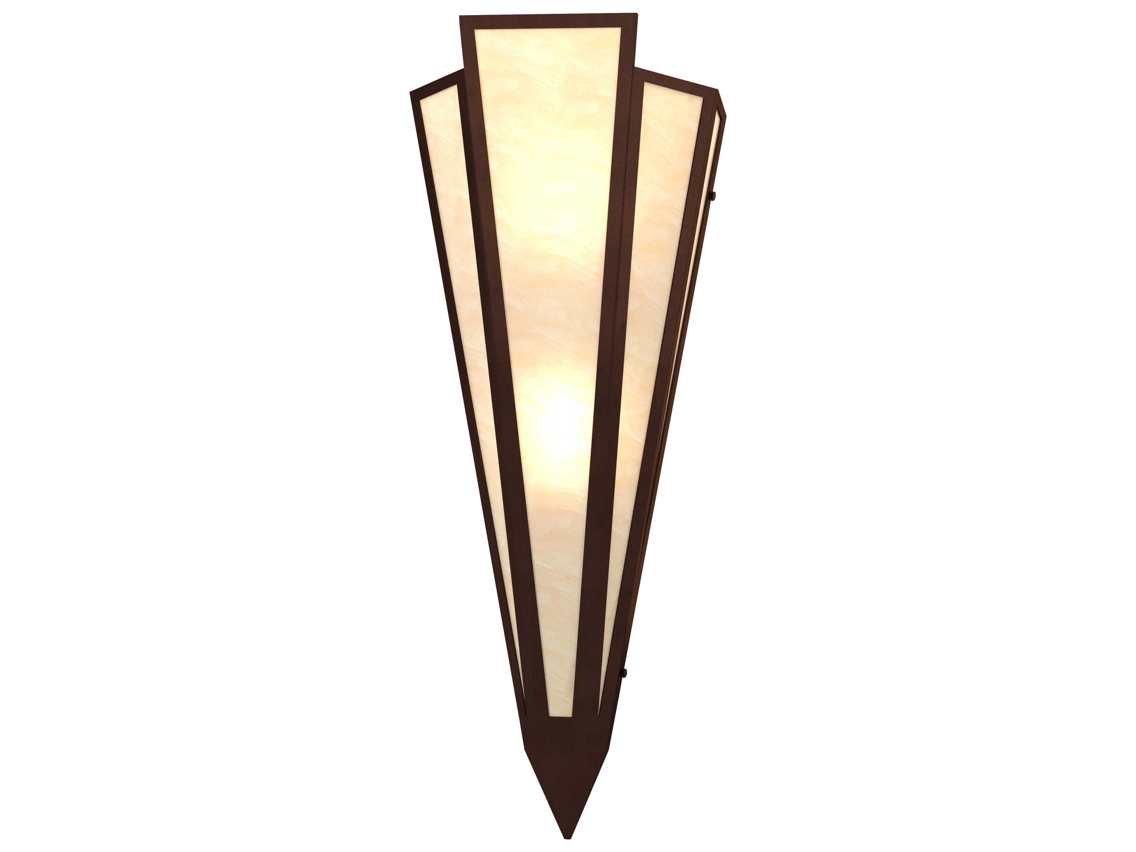 Meyda Brum 2-Light Mahogany Bronze Wall Sconce