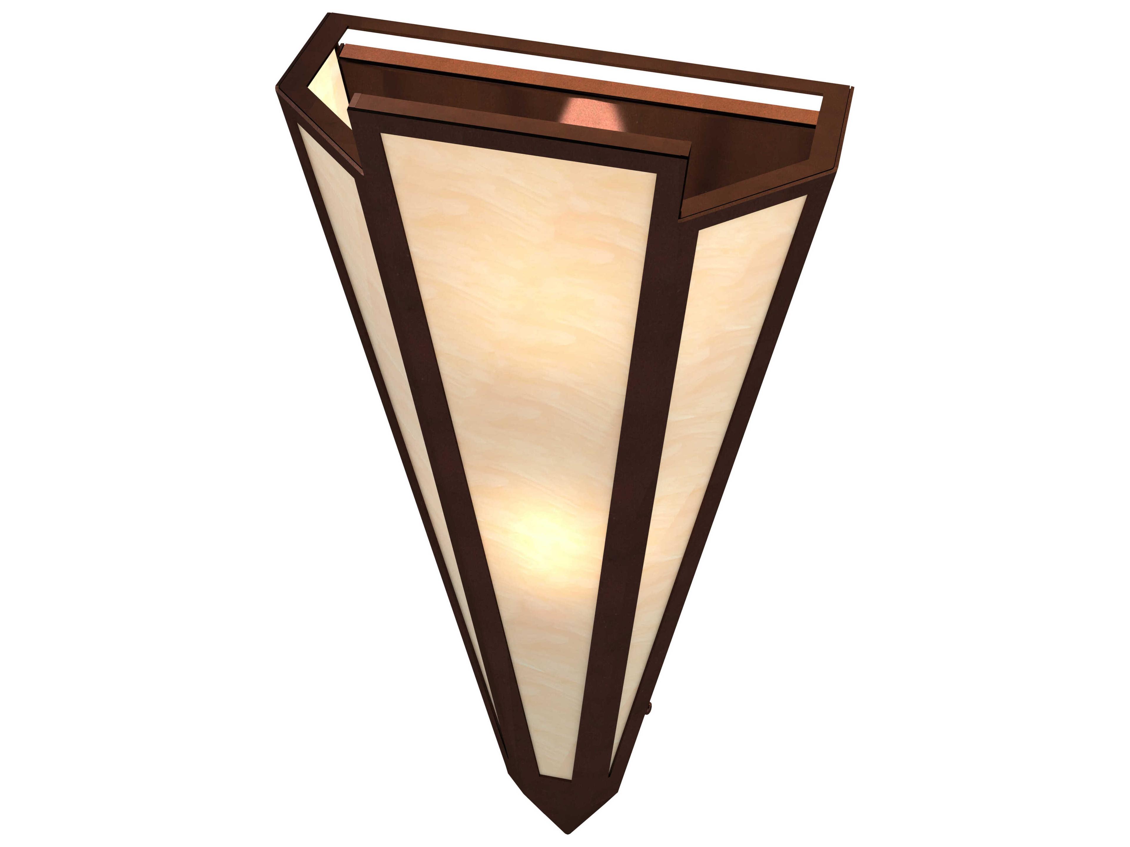 Meyda Brum 2-Light Mahogany Bronze Wall Sconce