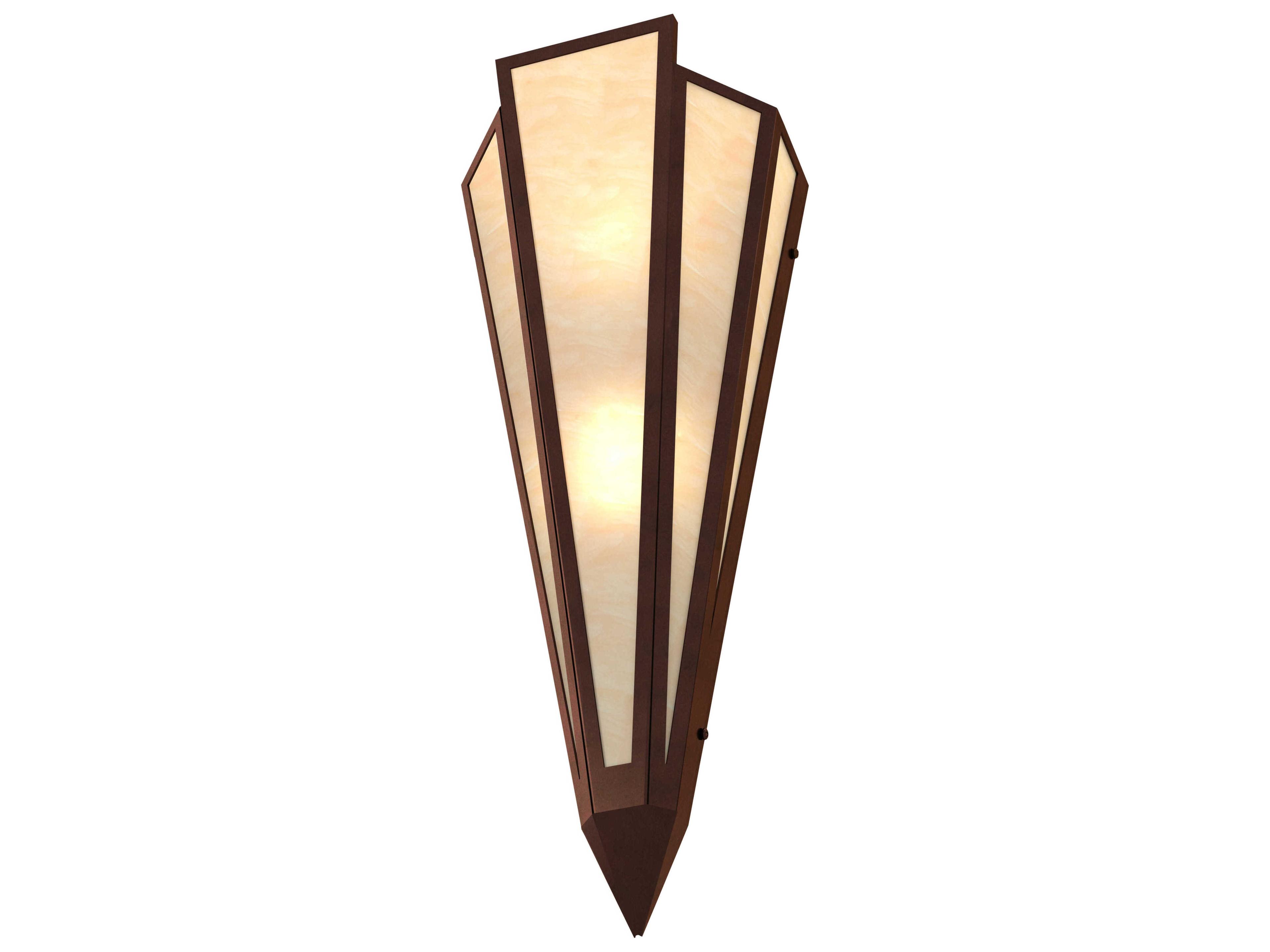 Meyda Brum 2-Light Mahogany Bronze Wall Sconce