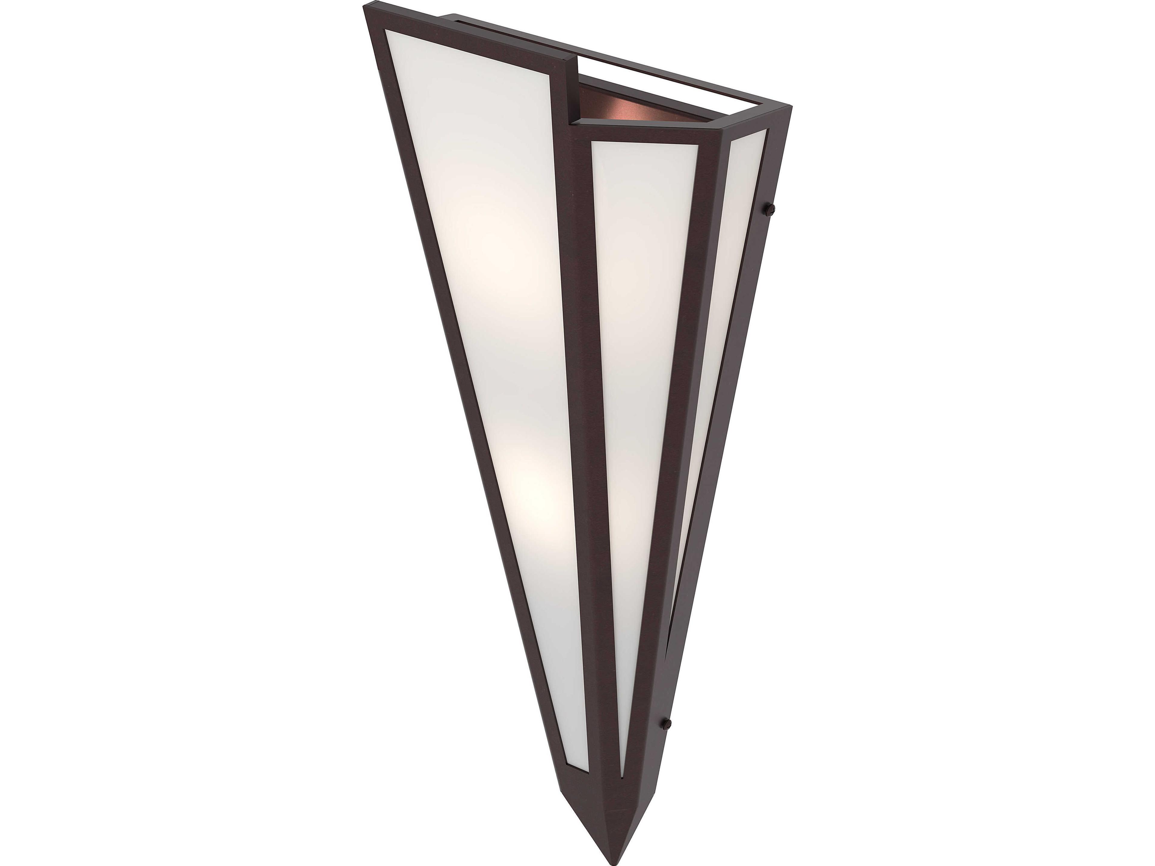 Meyda Brum 2-Light Contrail Mist Idalight Off White Wall Sconce