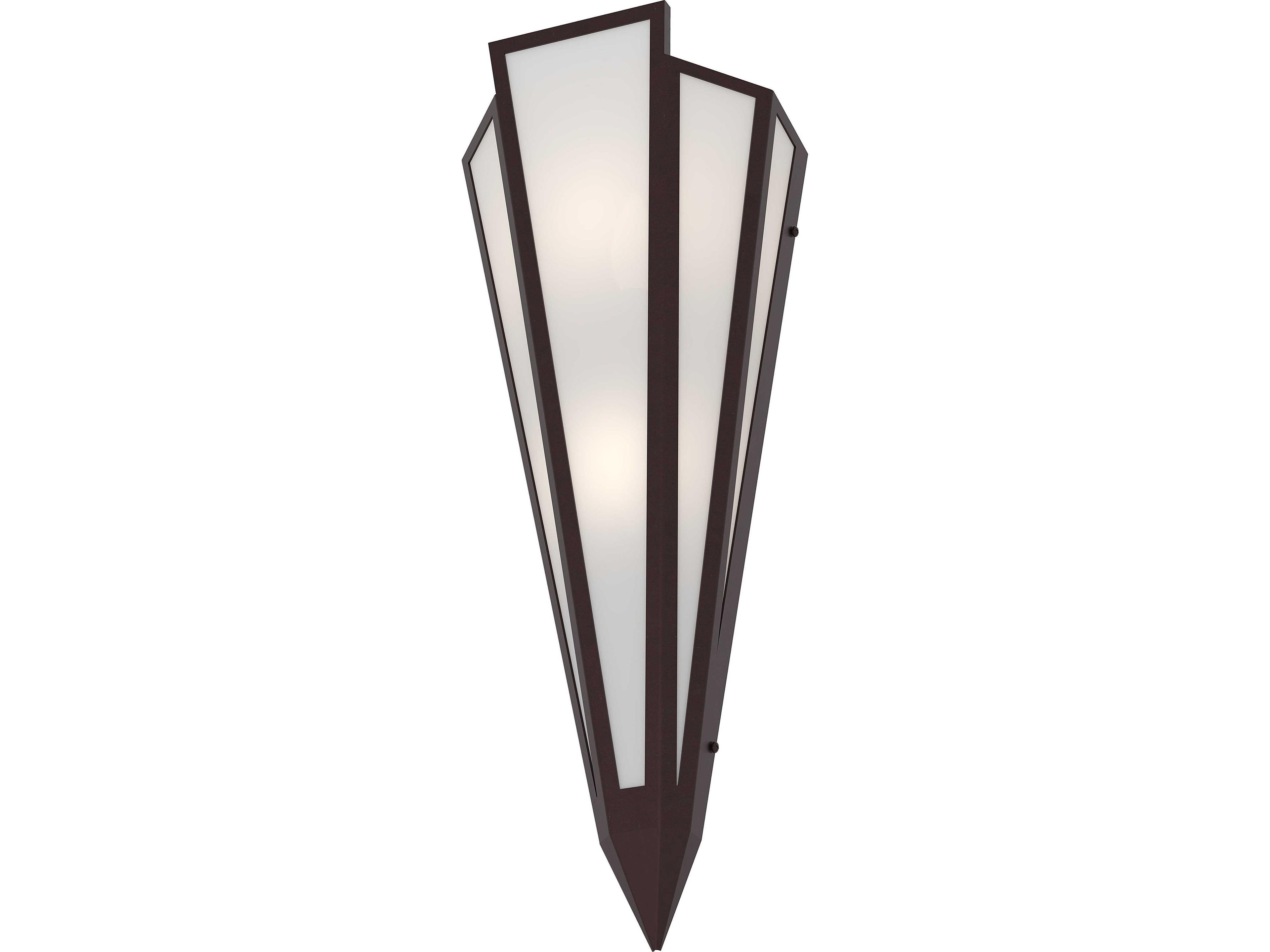 Meyda Brum 2-Light Contrail Mist Idalight Off White Wall Sconce