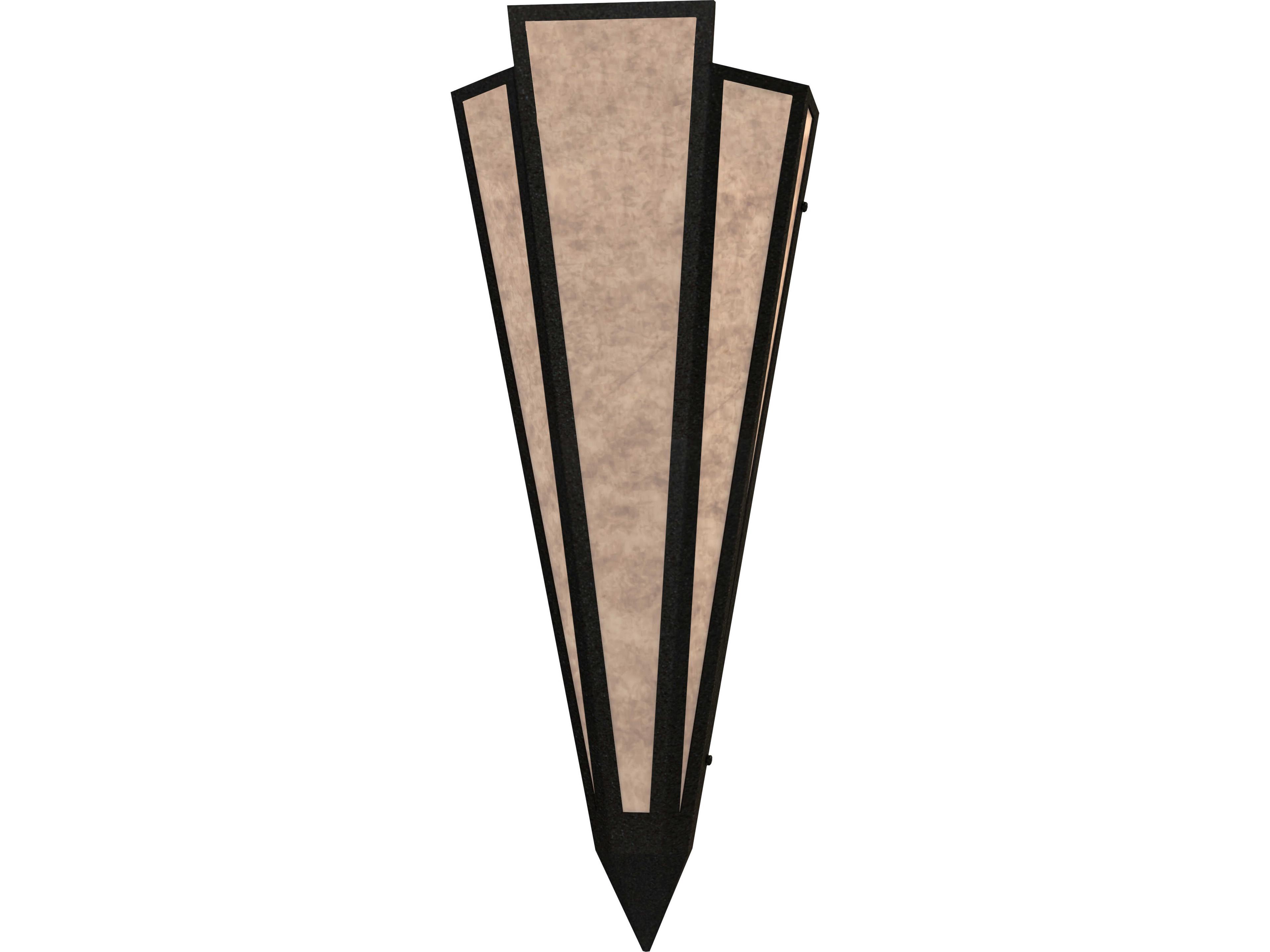 Meyda Brum 2-Light Silver Mica Wall Sconce