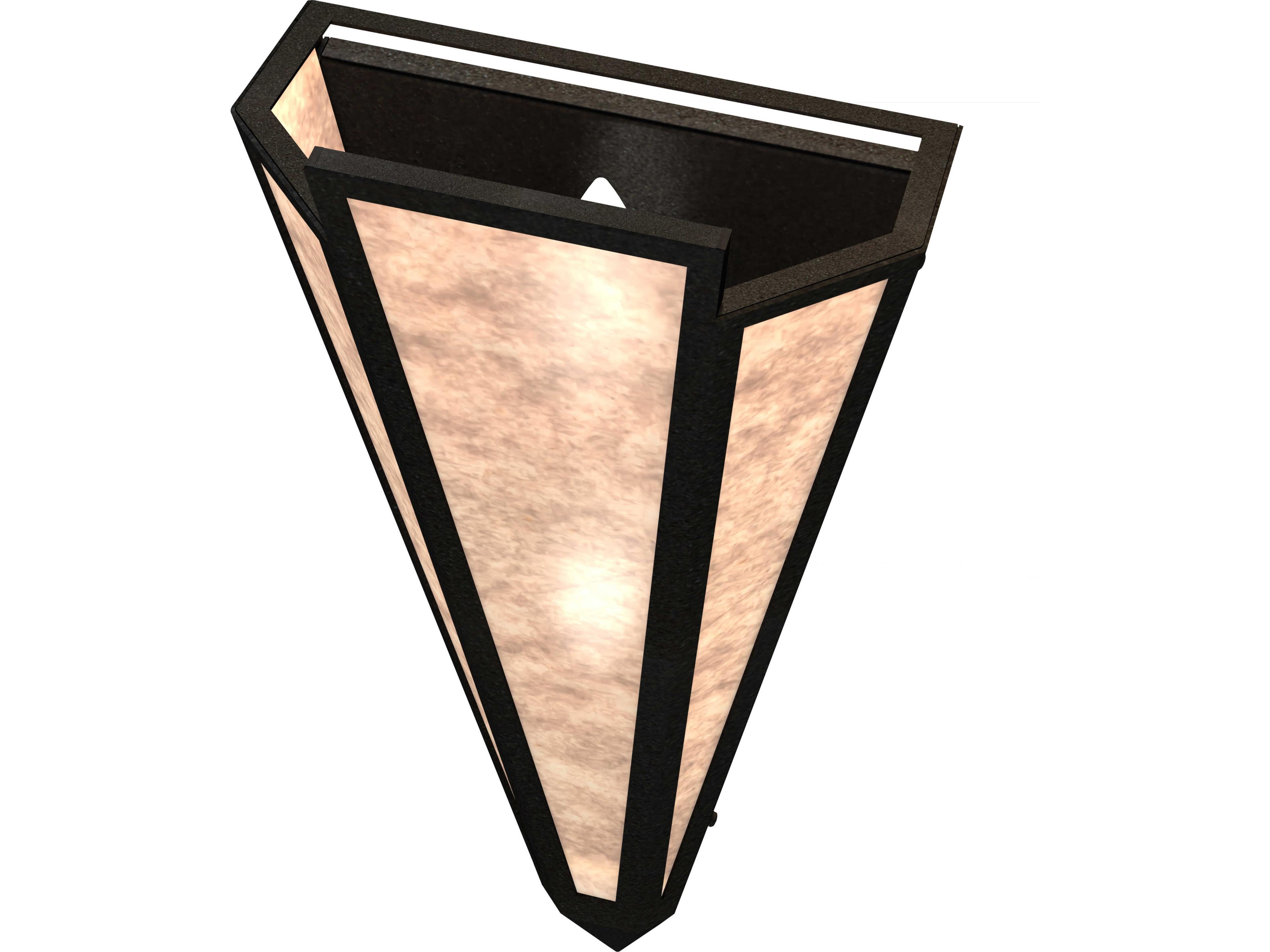 Meyda Brum 2-Light Silver Mica Wall Sconce