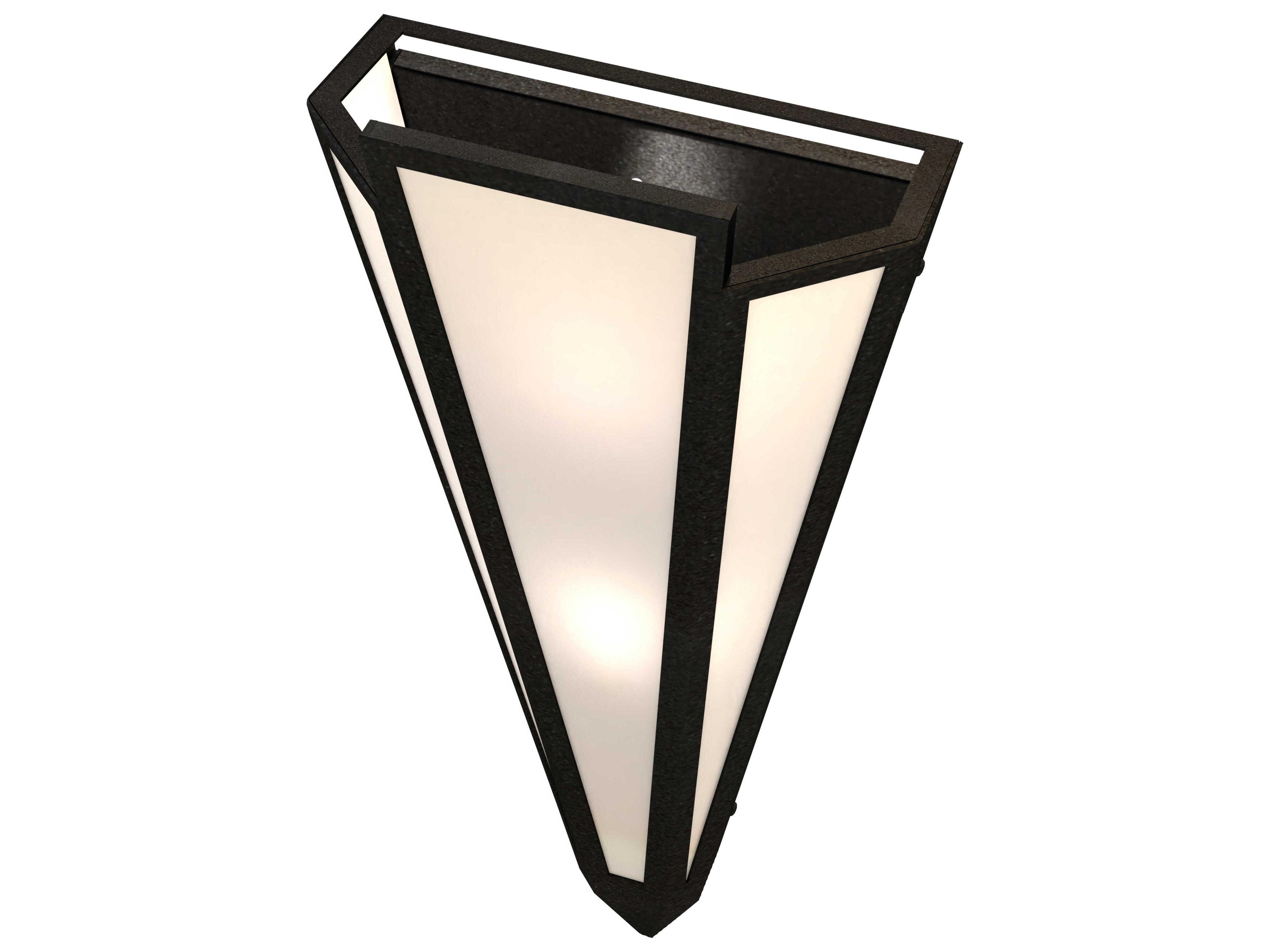 Meyda Brum 2-Light Textured Black Wall Sconce
