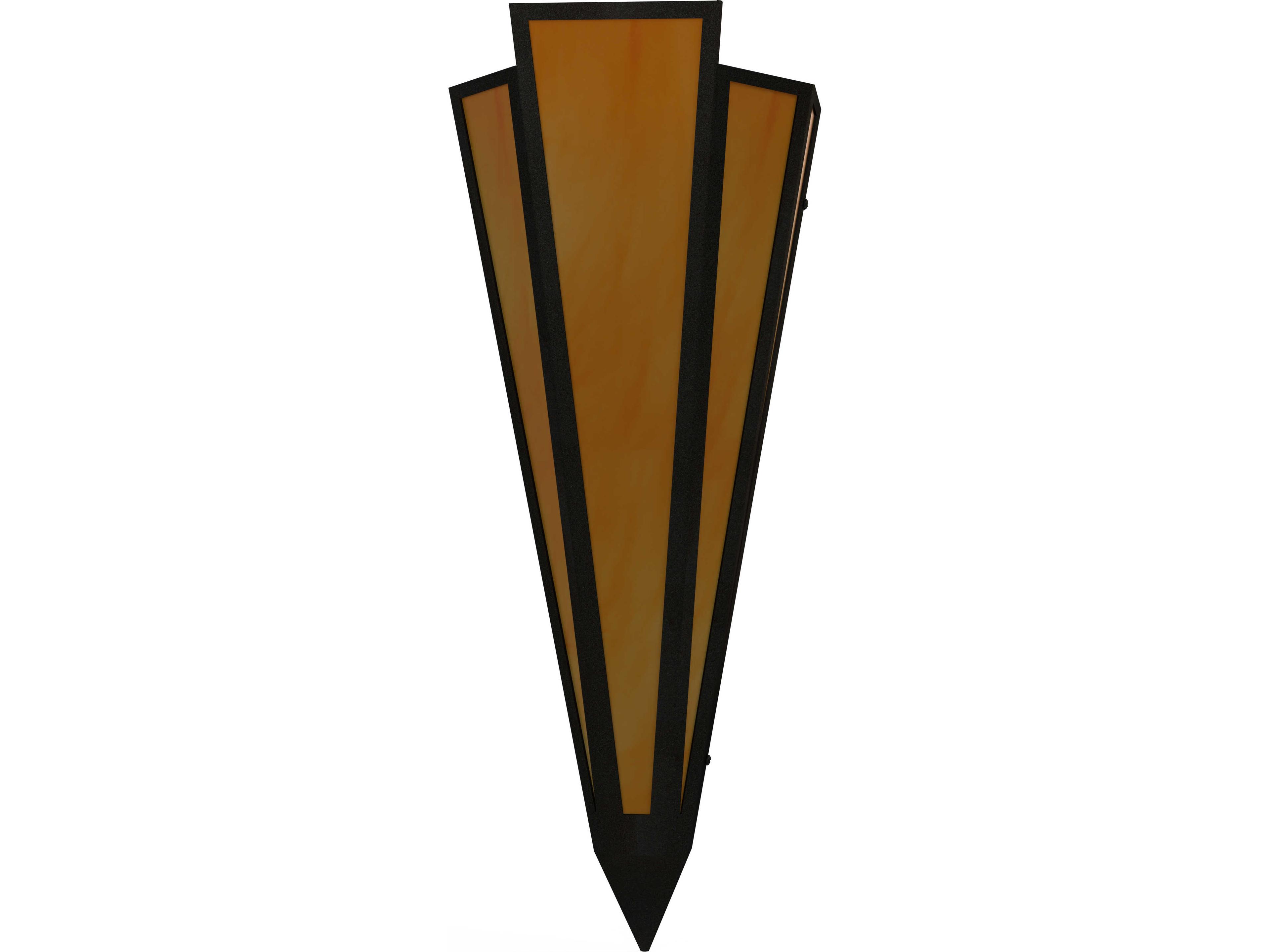 Meyda Brum 2-Light Ambra Siena Idalight Orange Wall Sconce