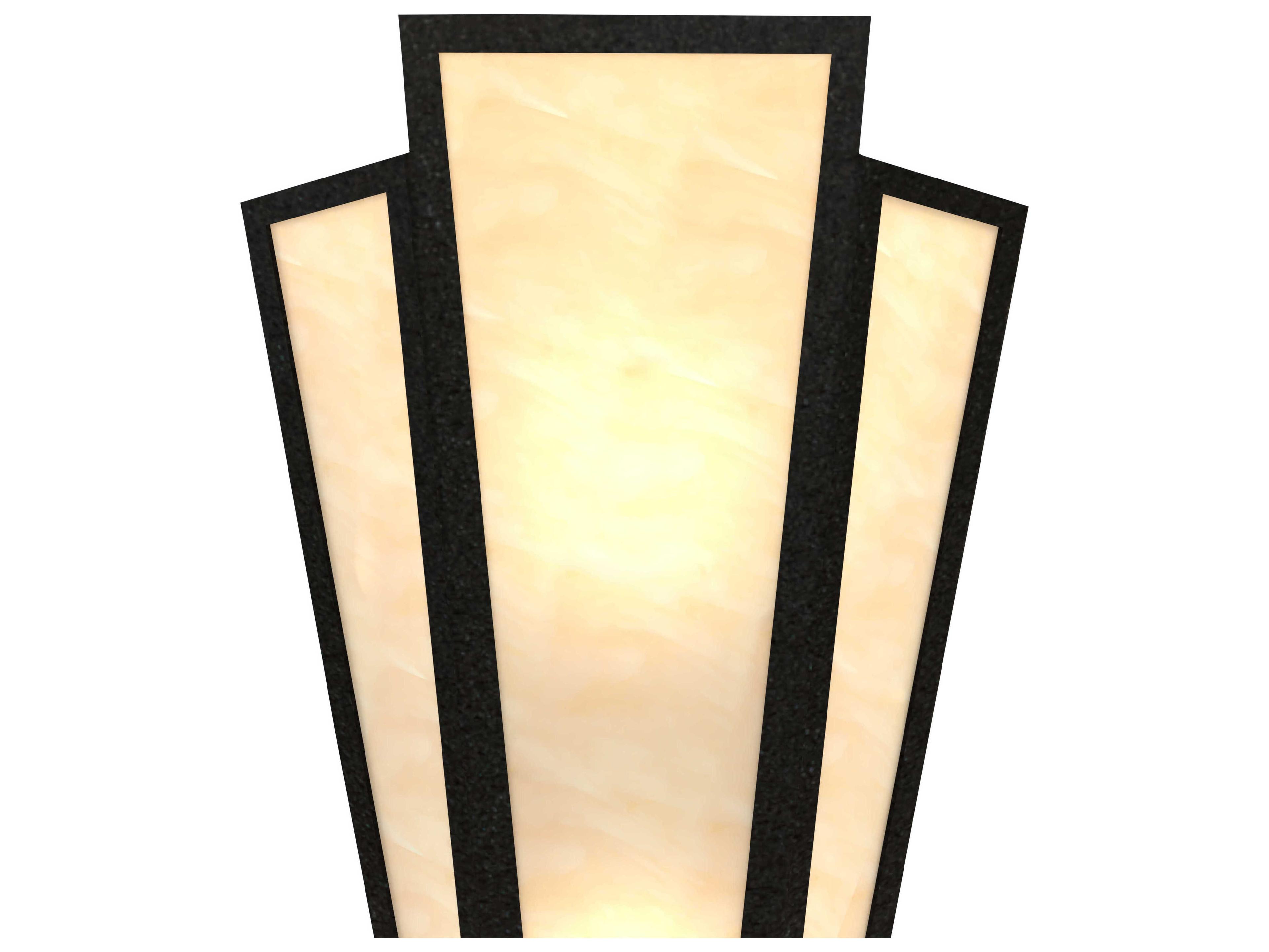 Meyda Brum 2-Light Textured Black Wall Sconce