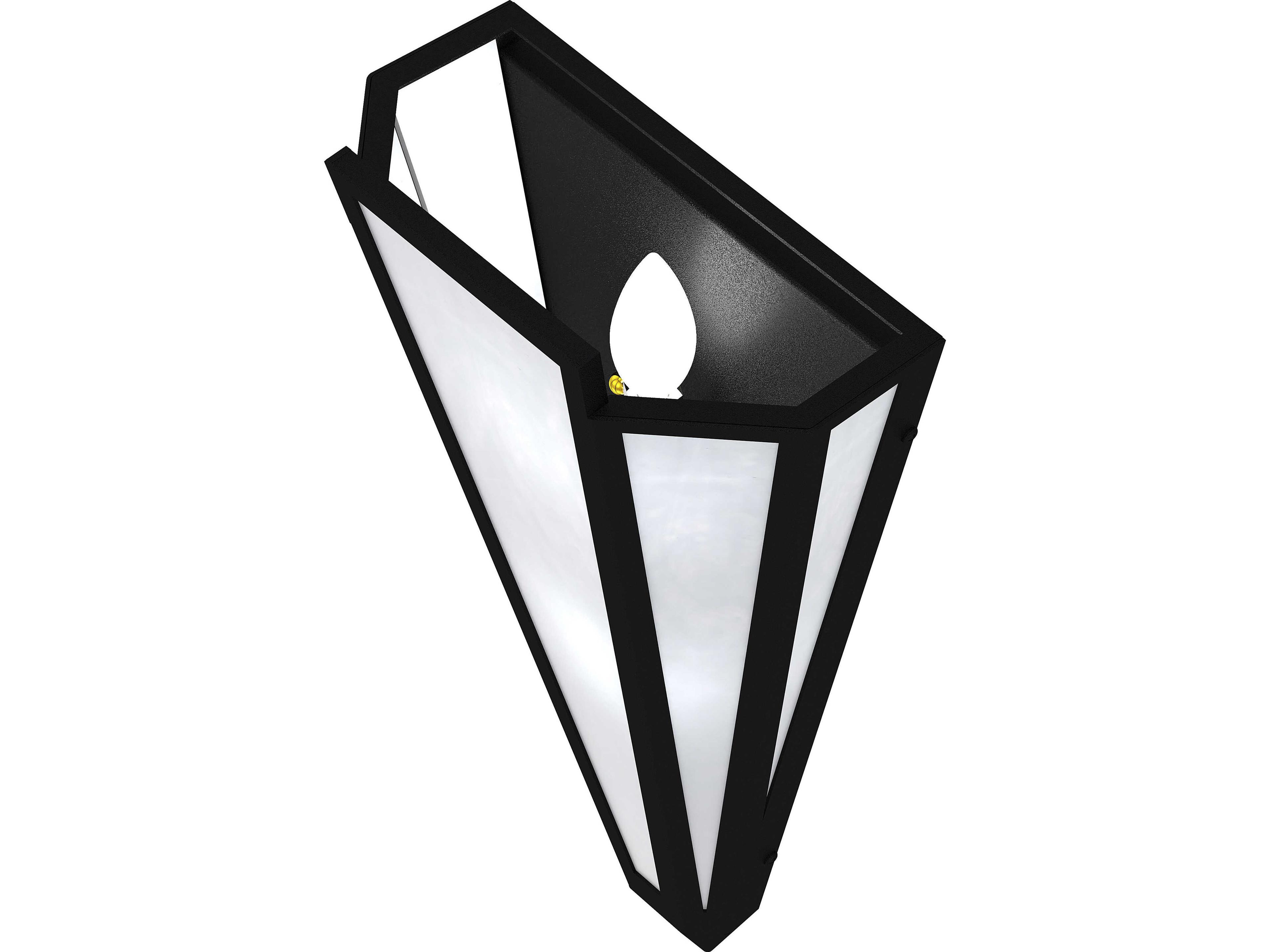 Meyda Brum 2-Light White Art Glass Wall Sconce