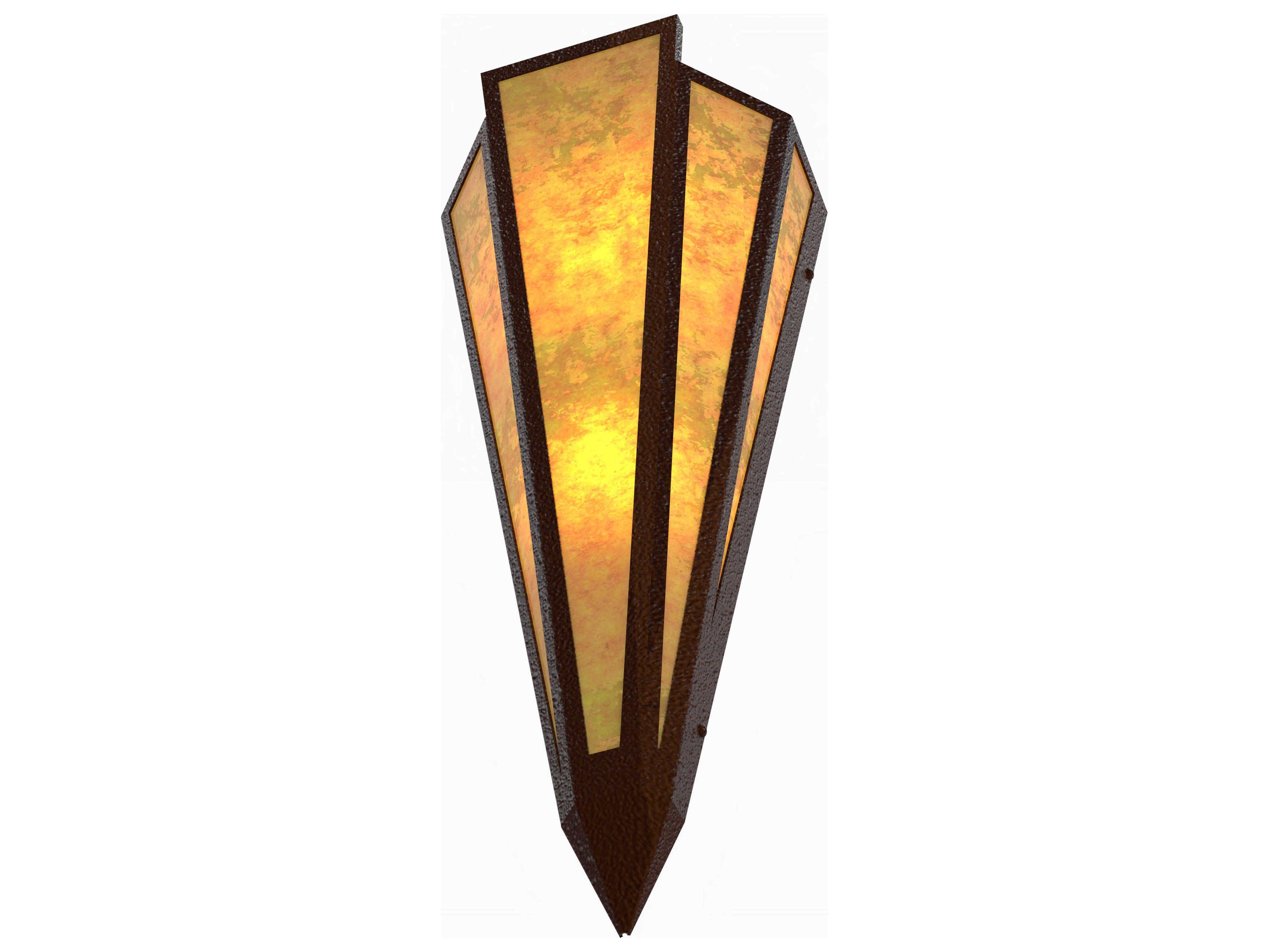 Meyda Brum 2-Light Sepia Brown Traditional Wall Sconce