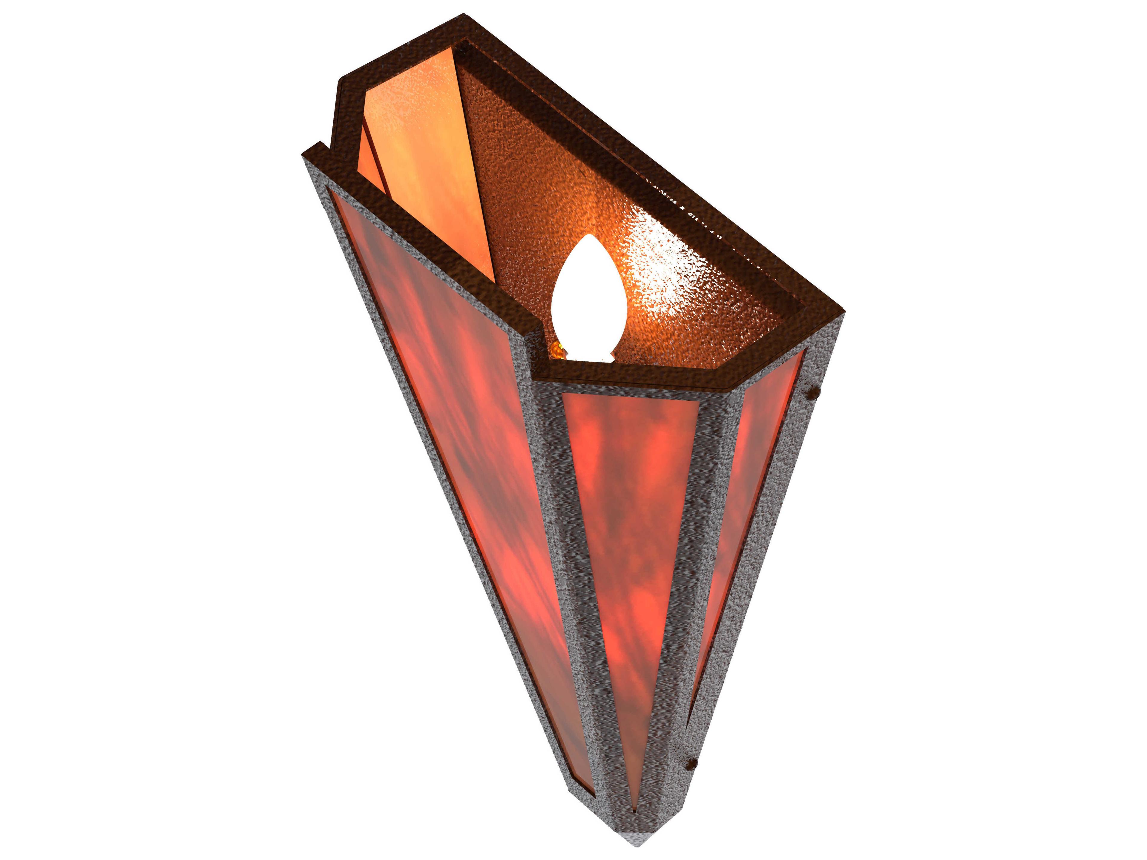 Meyda Brum 2-Light Sepia Brown Traditional Wall Sconce