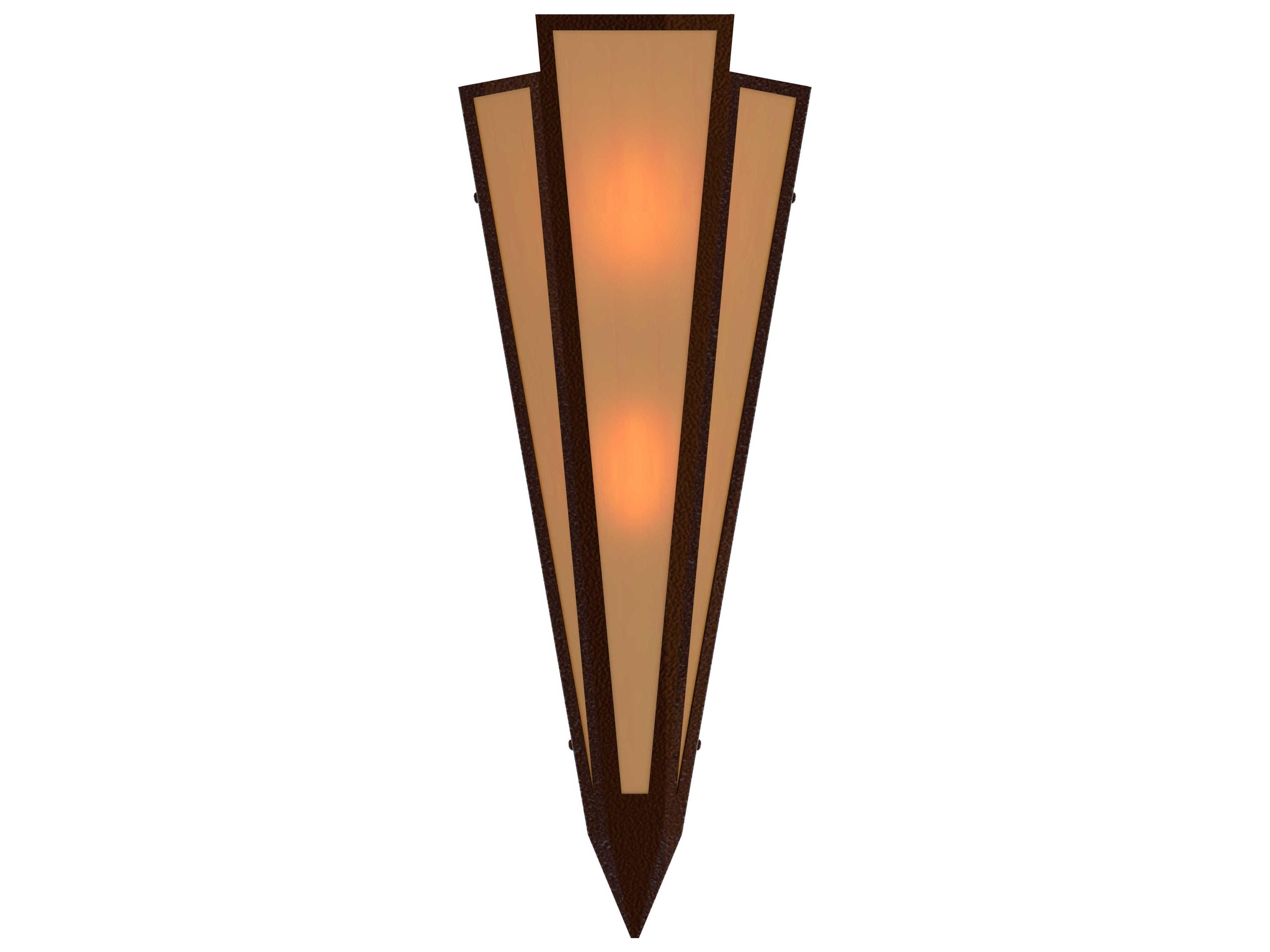 Meyda Brum 2-Light Sepia Brown Traditional Wall Sconce