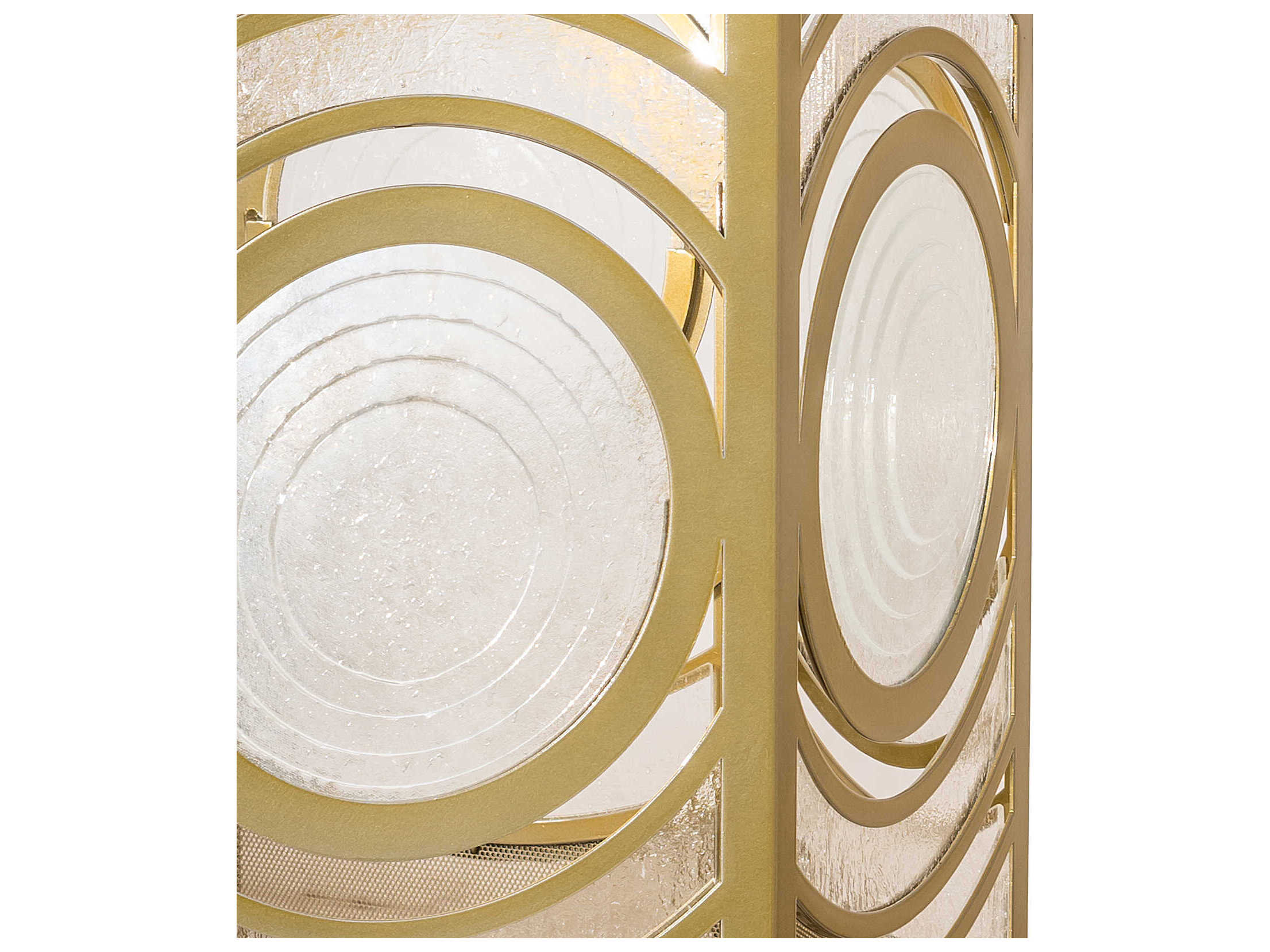 Meyda Lighthouse 1-Light Buttered Brass Geometric Pendant