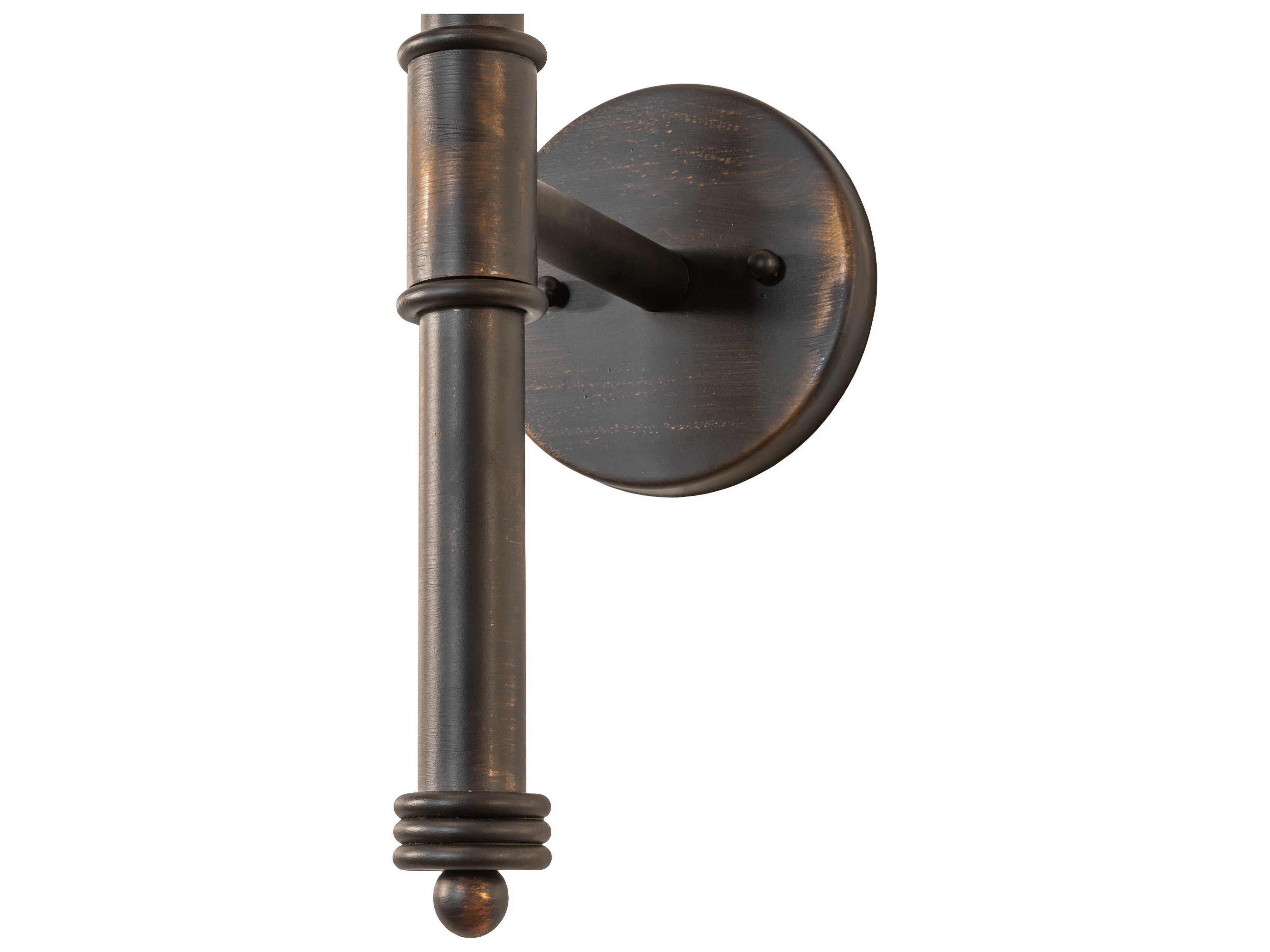 Meyda Amada 1-Light Antique Black Wall Sconce