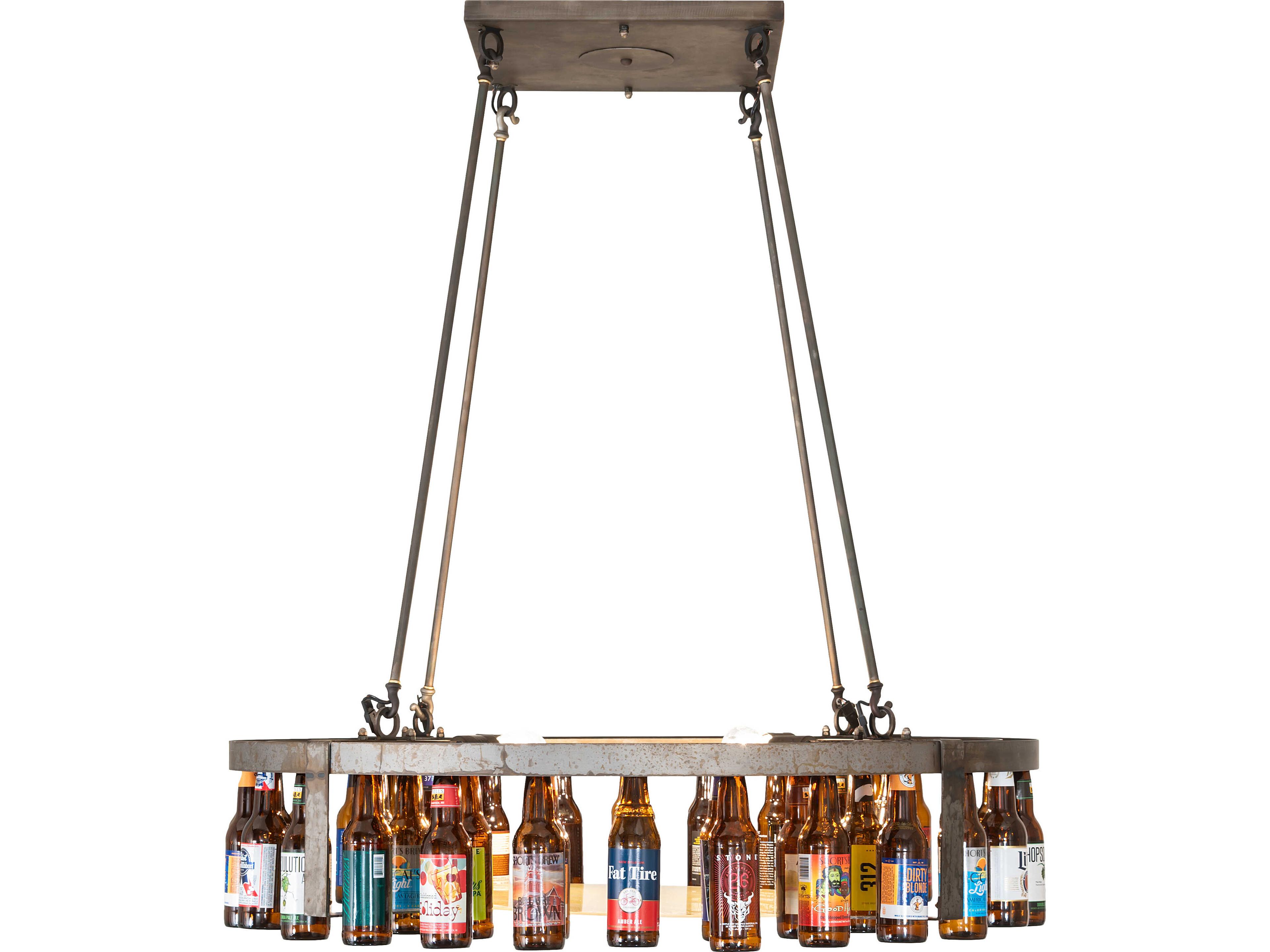 Meyda Beer Beer:30 4-Light Steel Pendant
