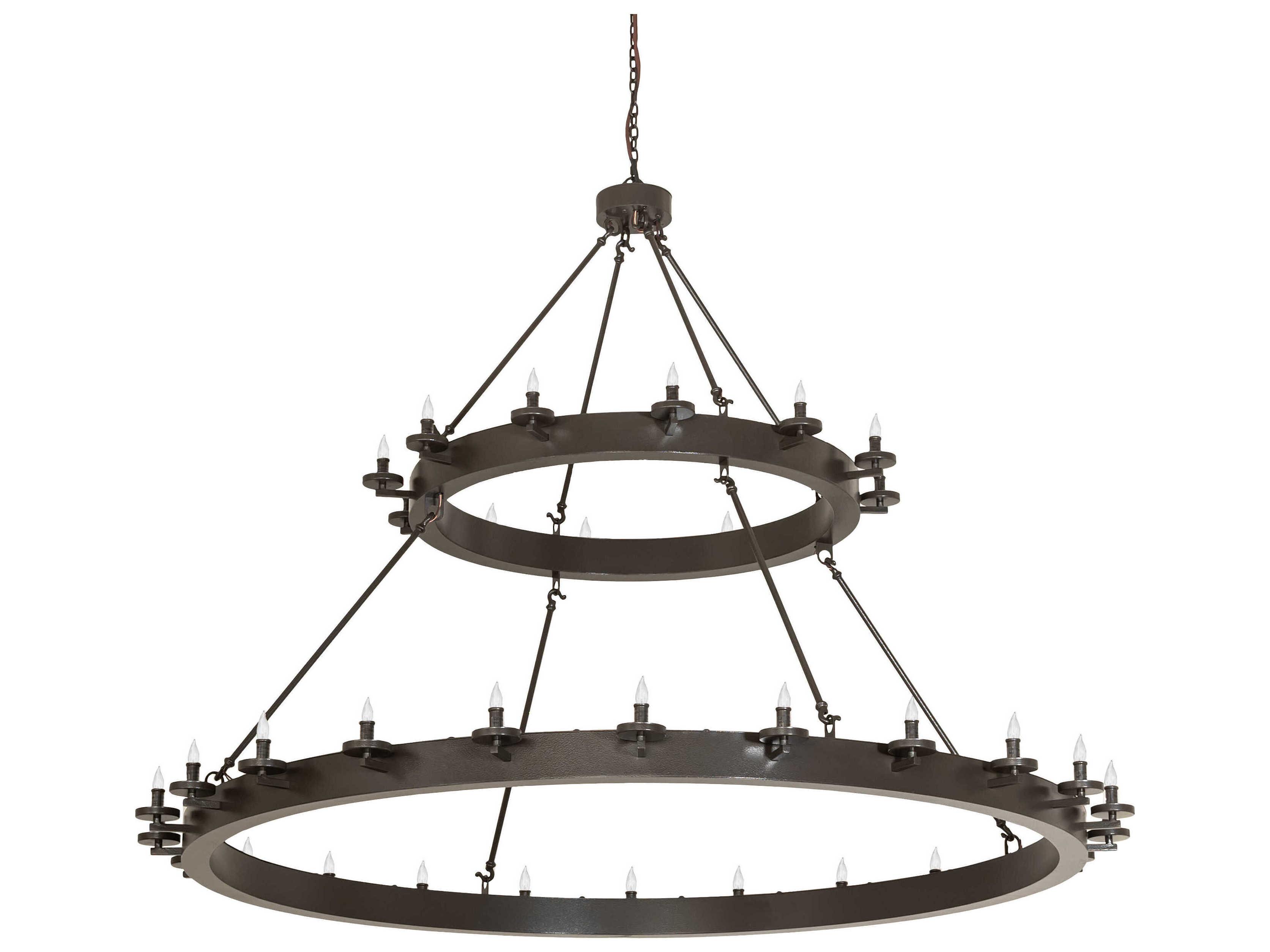 Meyda Loxley 36-Light Timeless Bronze Chandelier