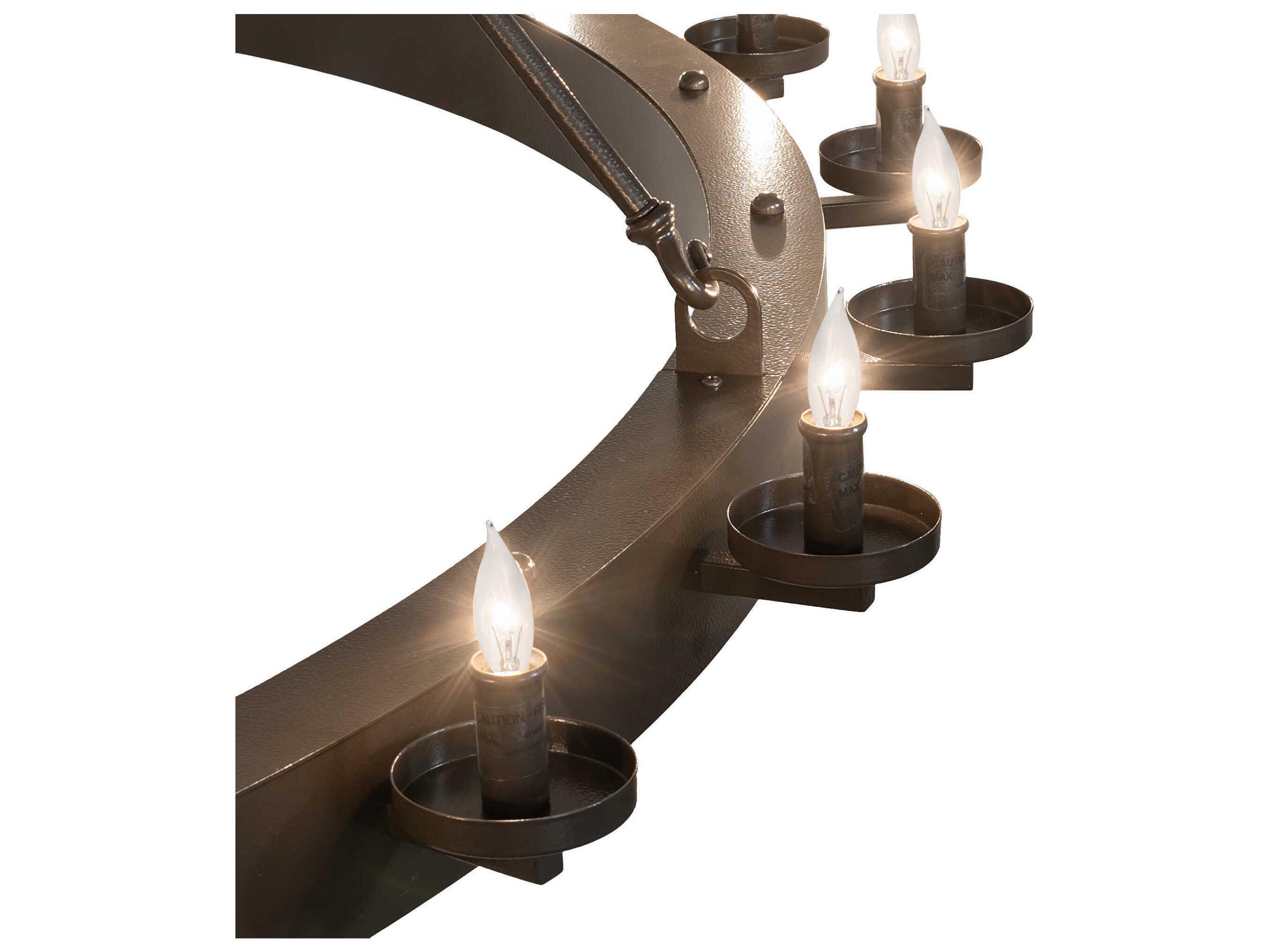 Meyda Loxley 36-Light Timeless Bronze Chandelier