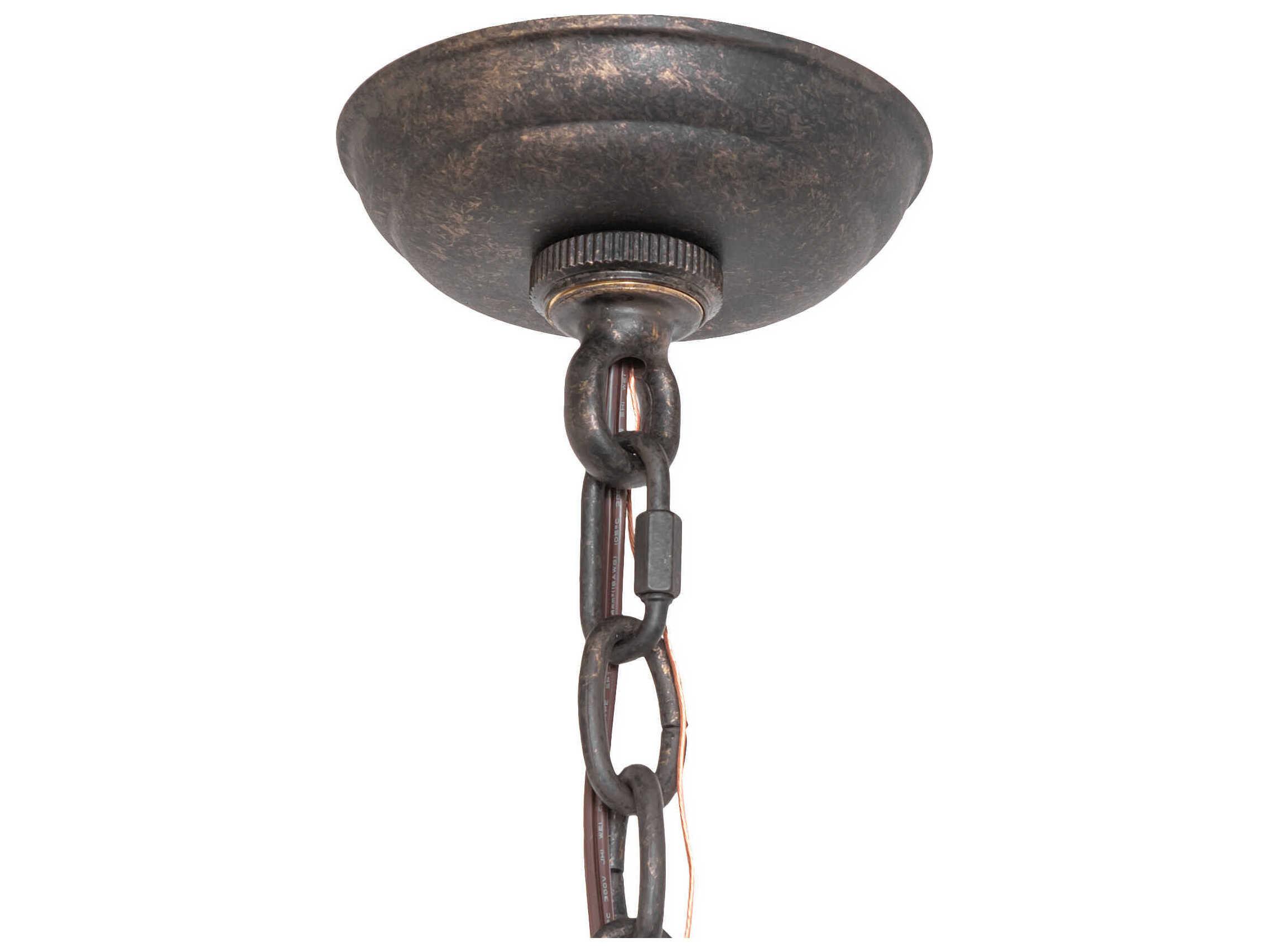 Meyda Wyant 1-Light Golden Bronze Cylinder Mini Pendant