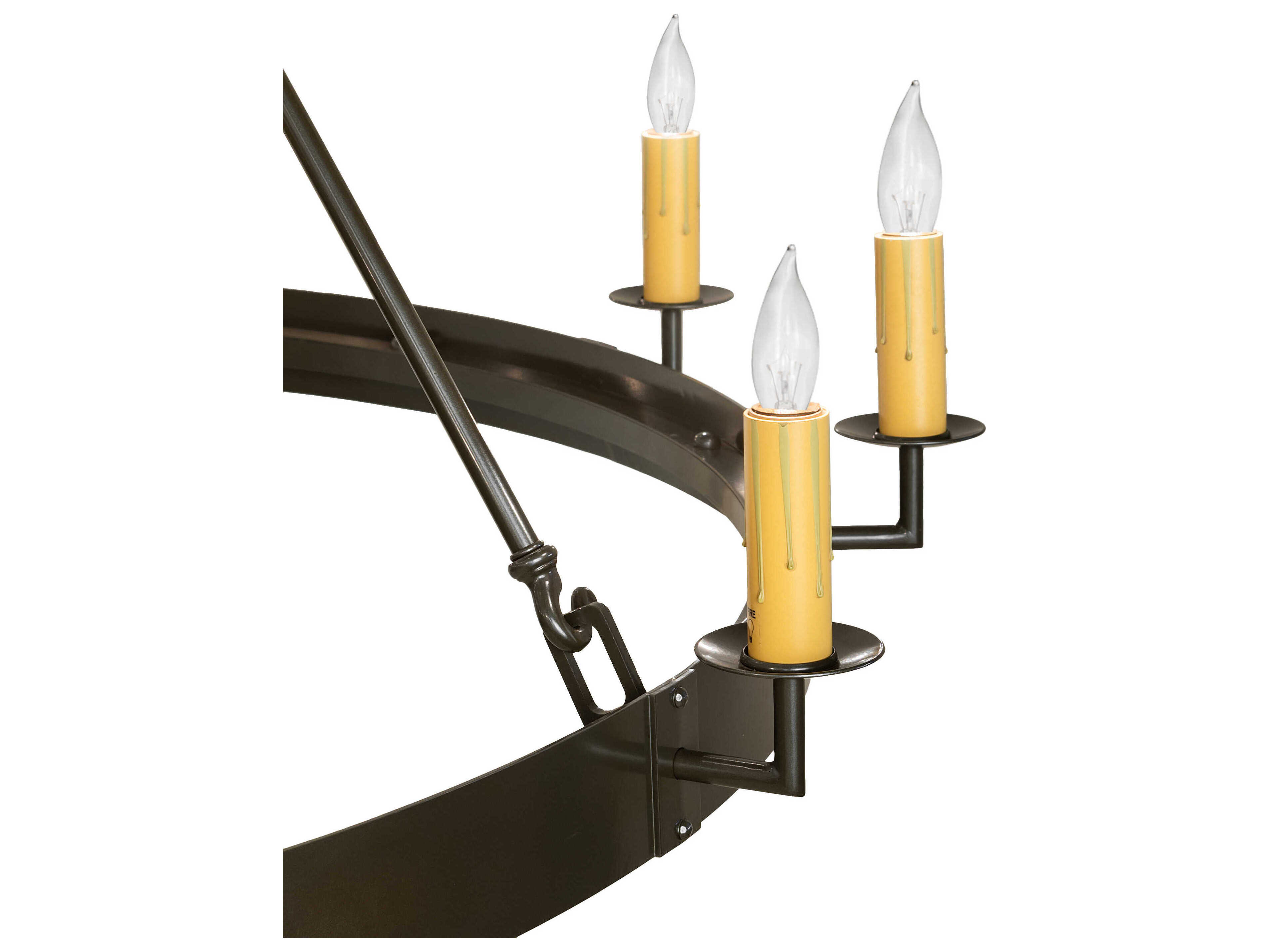 Meyda Suffolk 24-Light Oil Rubbed Bronze Candelabra Tiered Chandelier