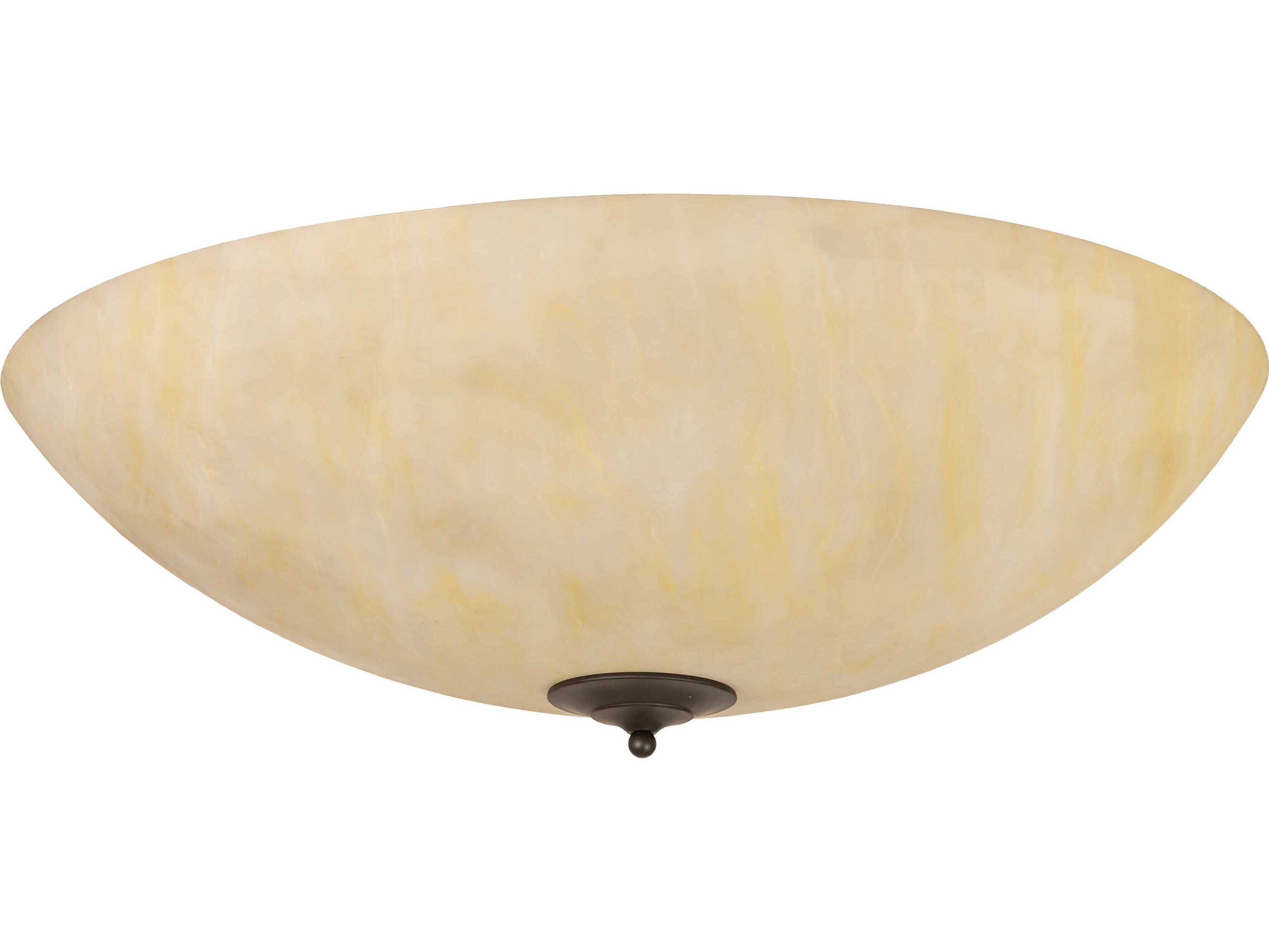 Meyda Madison 10-Light Oil Rubbed Bronze Glass Bowl Flush Mount