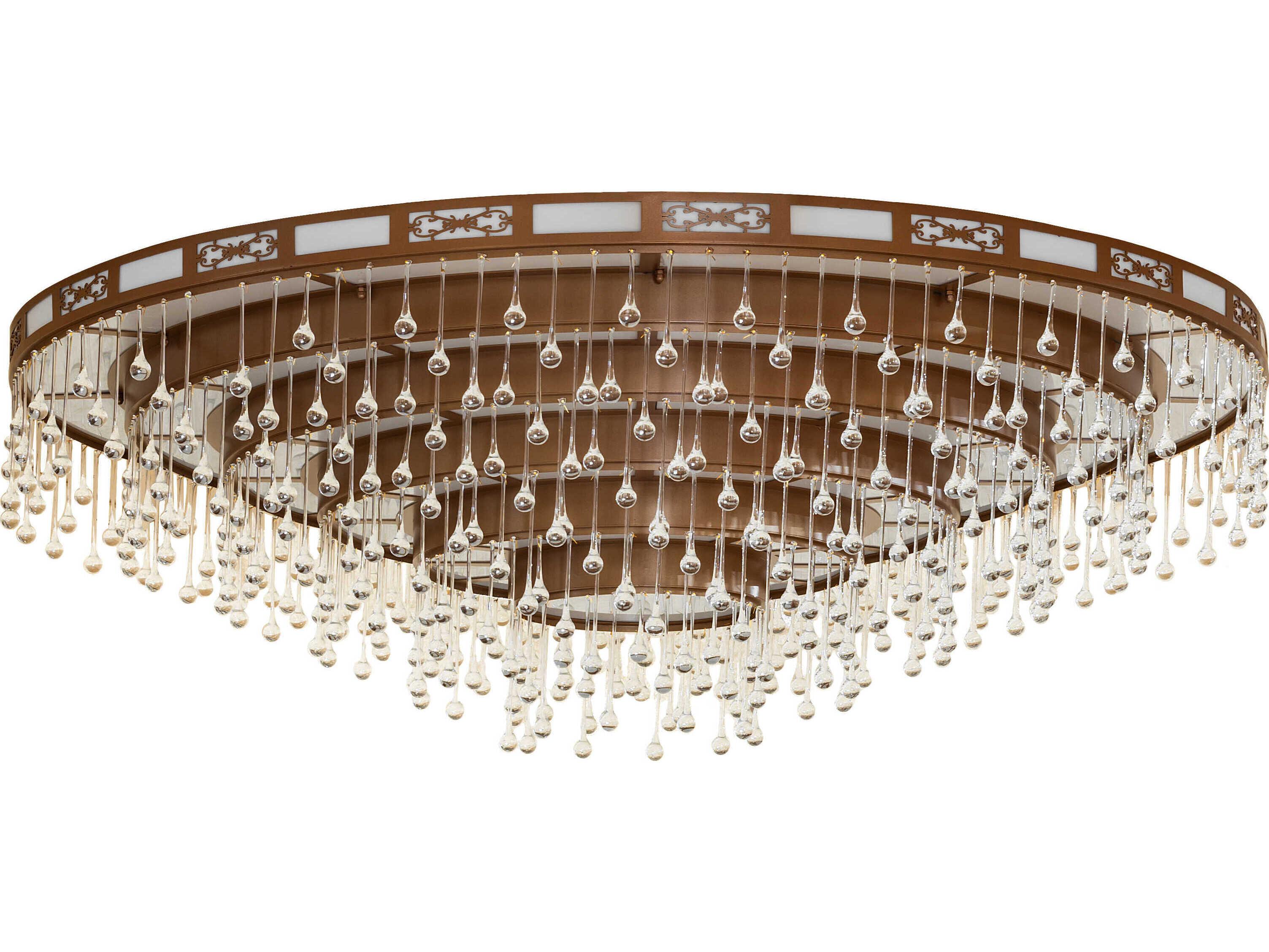 Meyda Axiom 36-Light Bronze Metallic Chandelier