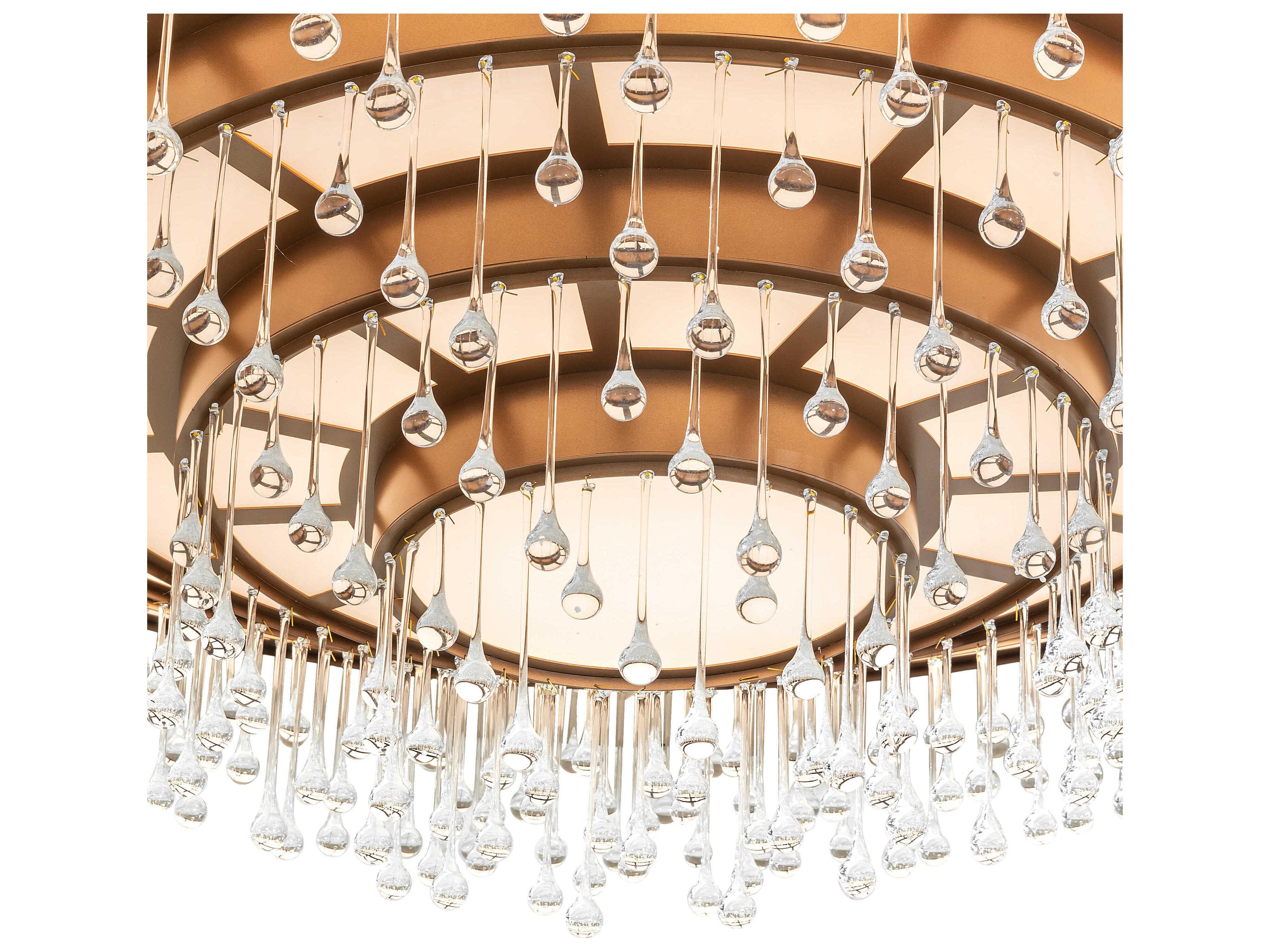 Meyda Axiom 36-Light Bronze Metallic Chandelier
