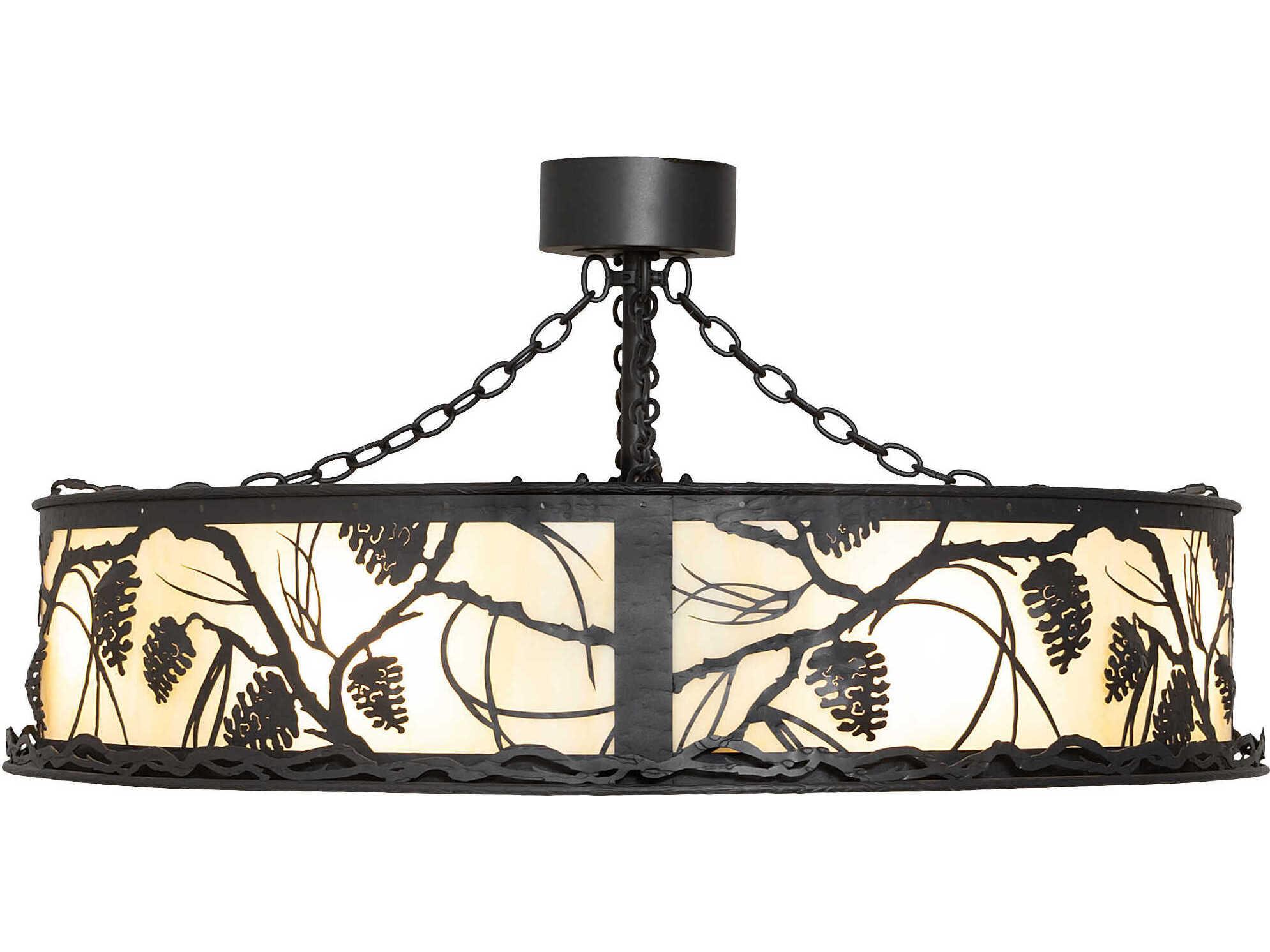 Meyda Whispering Pines 12 - Light 45" Ceiling Fan