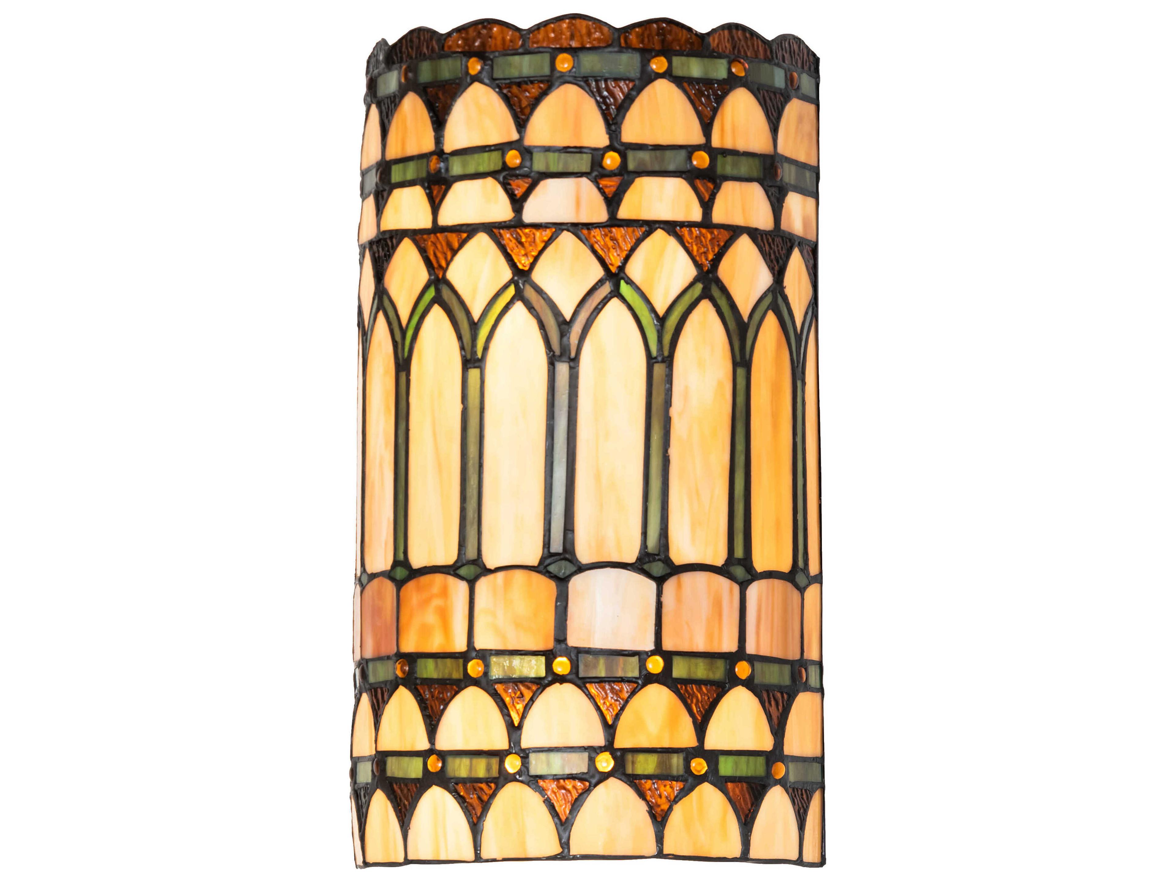 Meyda Aello 2-Light White Wall Sconce