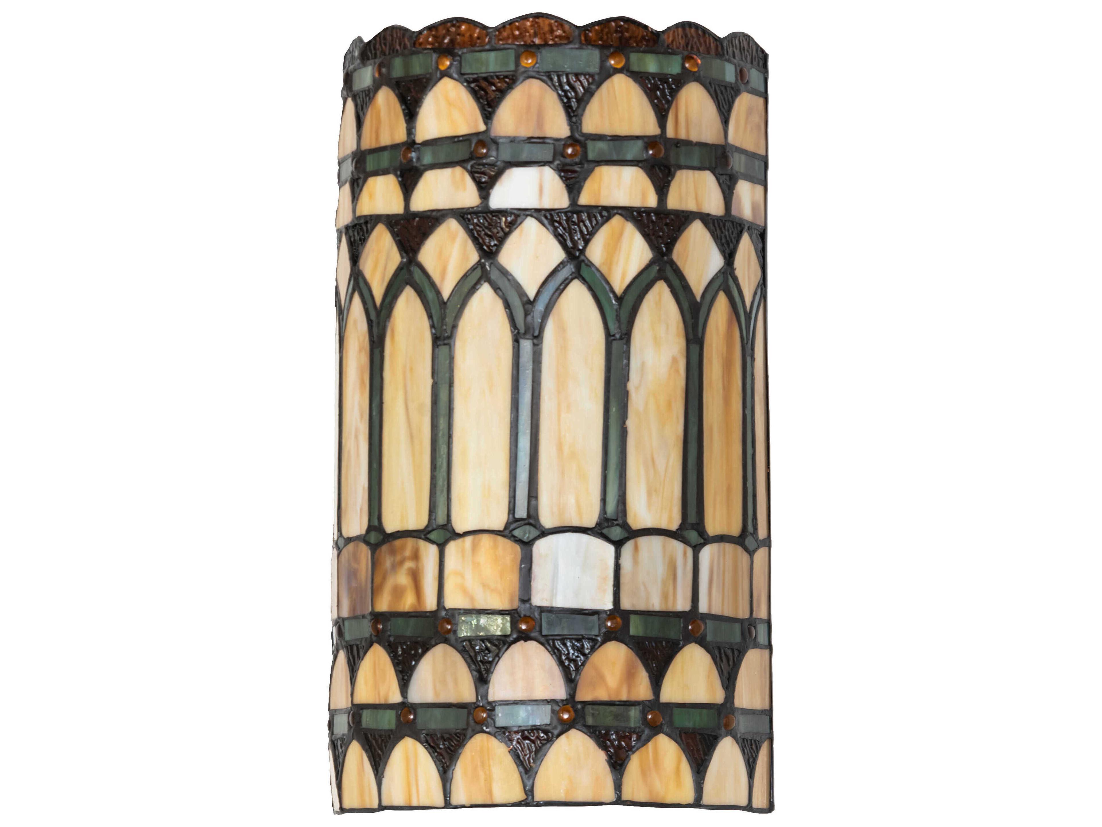 Meyda Aello 2-Light White Wall Sconce